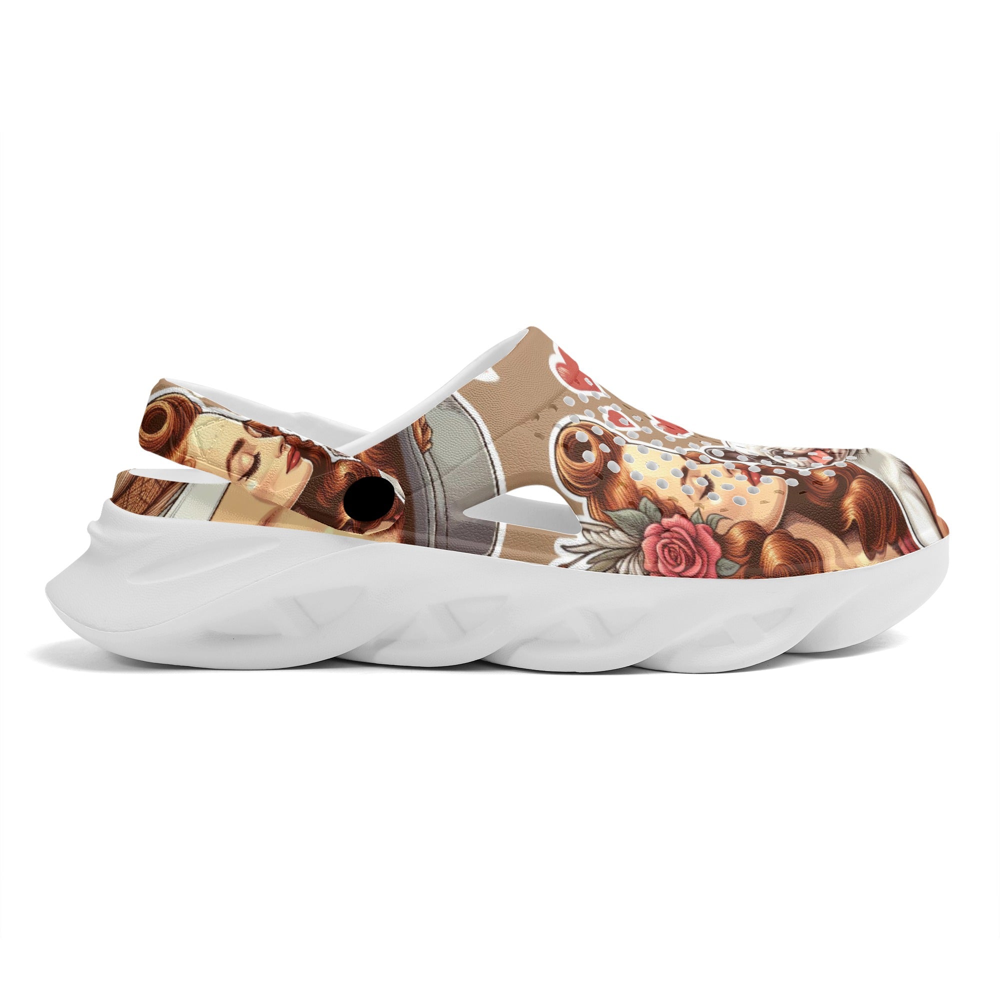 Lily - Summer Hollow Out Clogs for Frenchie Enthusiasts-fadou