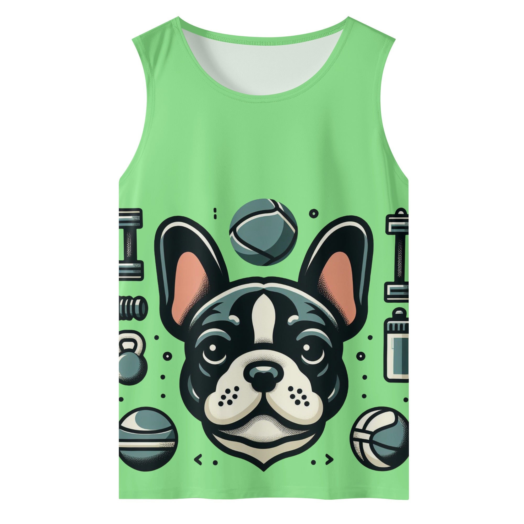 Ross French Bulldog Summer Tank for Frenchie Enthusiasts-fadou