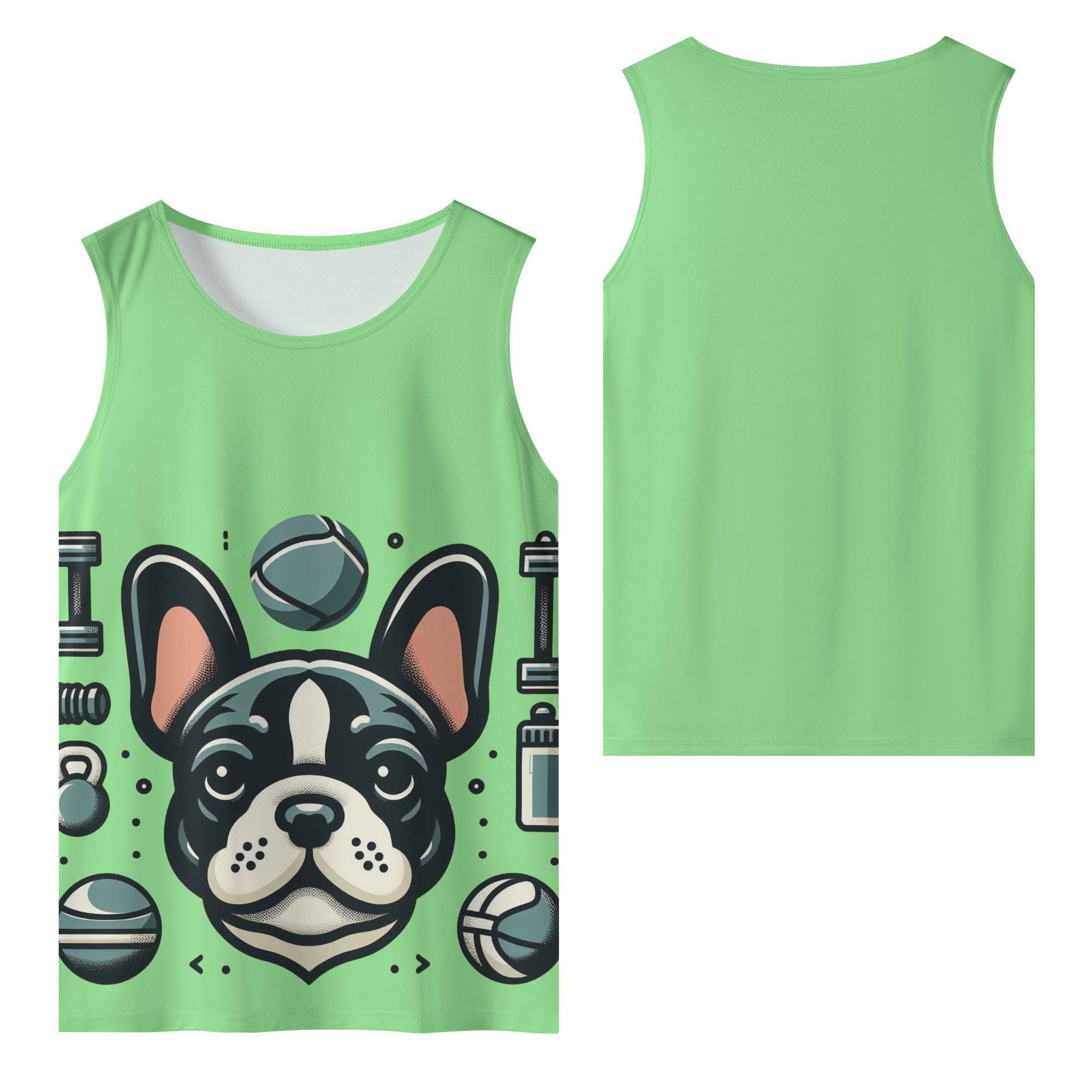 Ross French Bulldog Summer Tank for Frenchie Enthusiasts-fadou