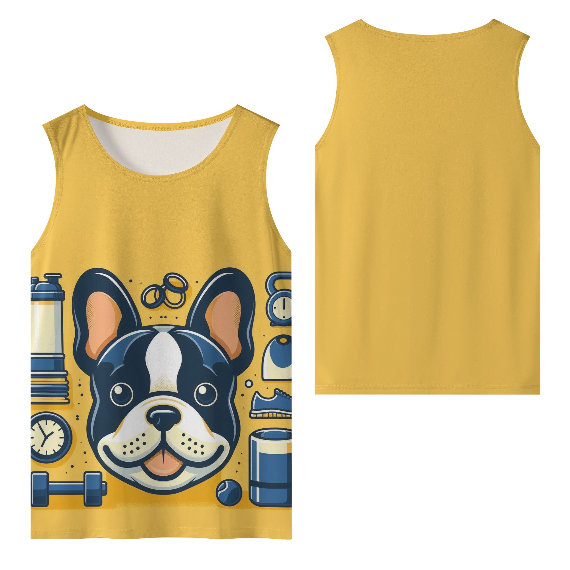 Scout French Bulldog Summer Tank for Frenchie Enthusiasts-fadou