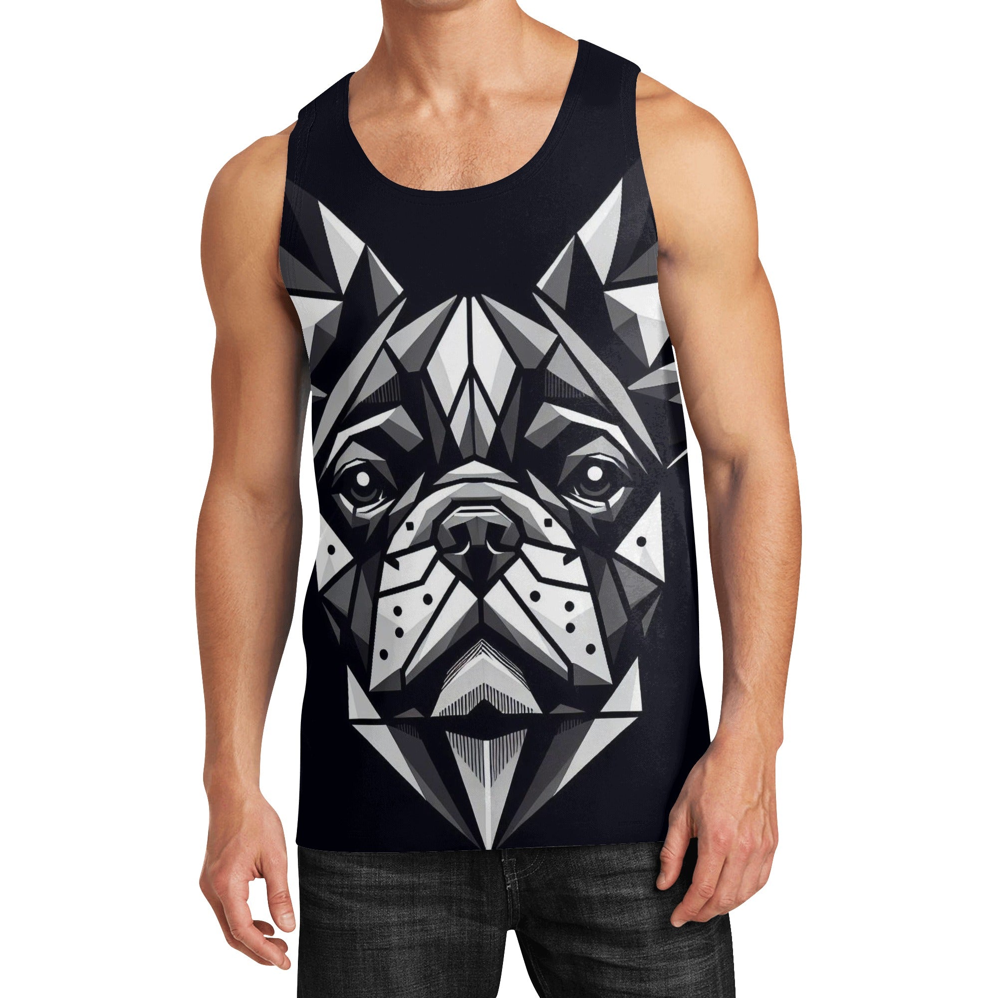 Finn French Bulldog Summer Tank for Frenchie Enthusiasts-fadou