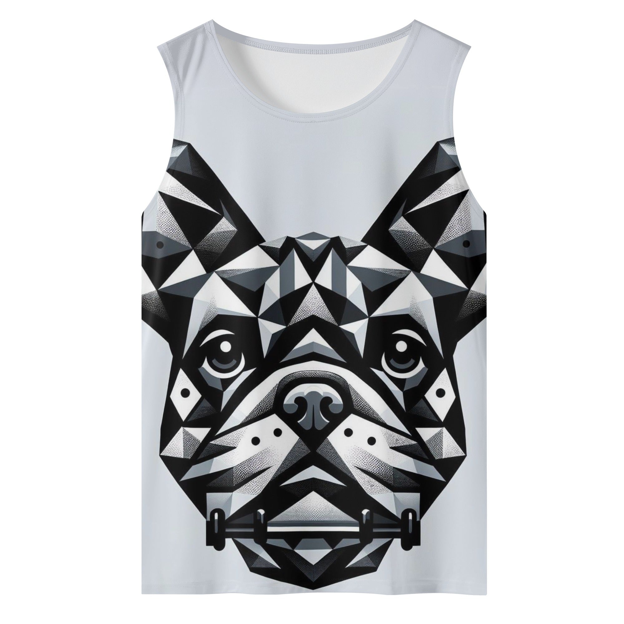 Bentley French Bulldog Sleeveless Tee for Everyday Wear-fadou