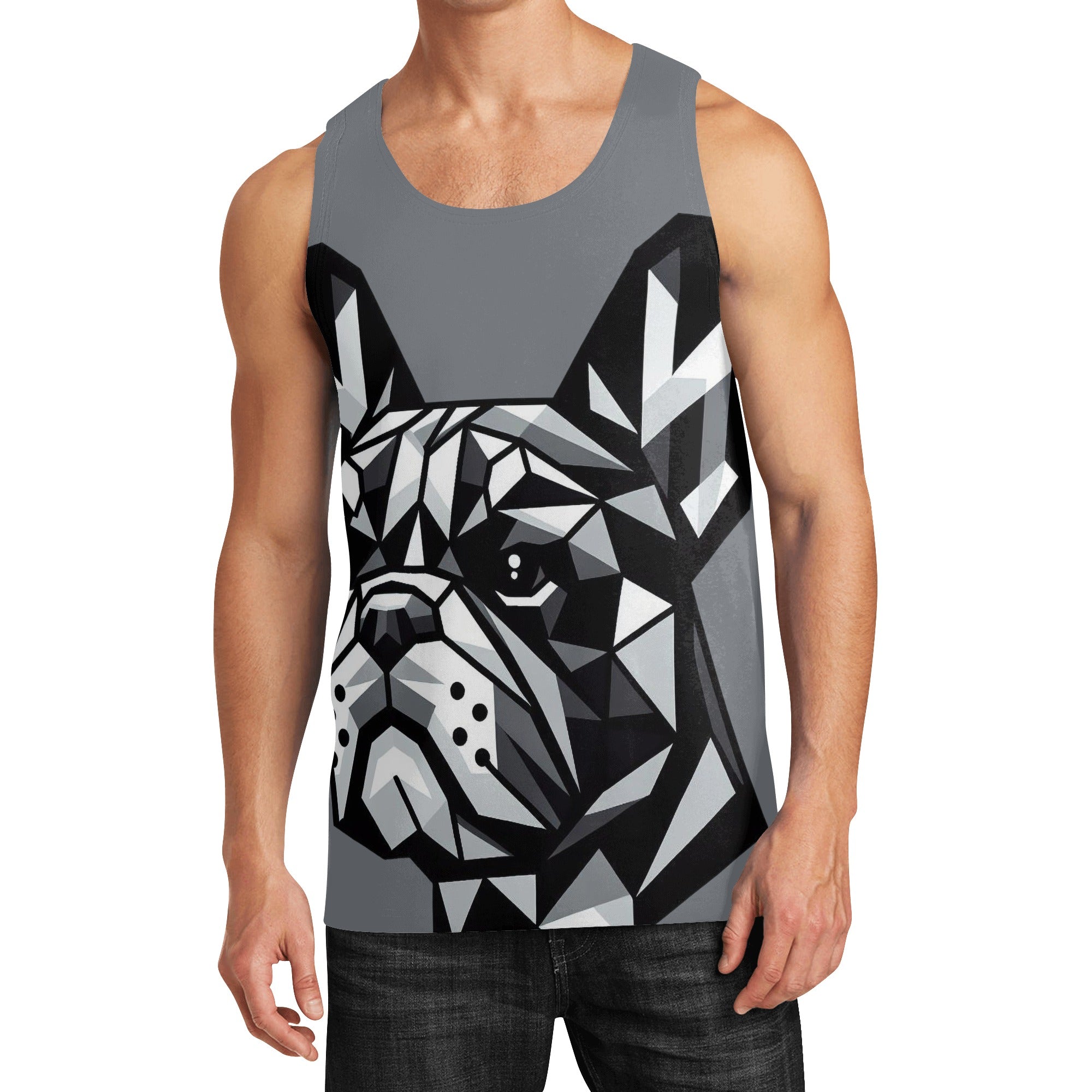 Gunther French Bulldog Summer Tank for Frenchie Enthusiasts-fadou