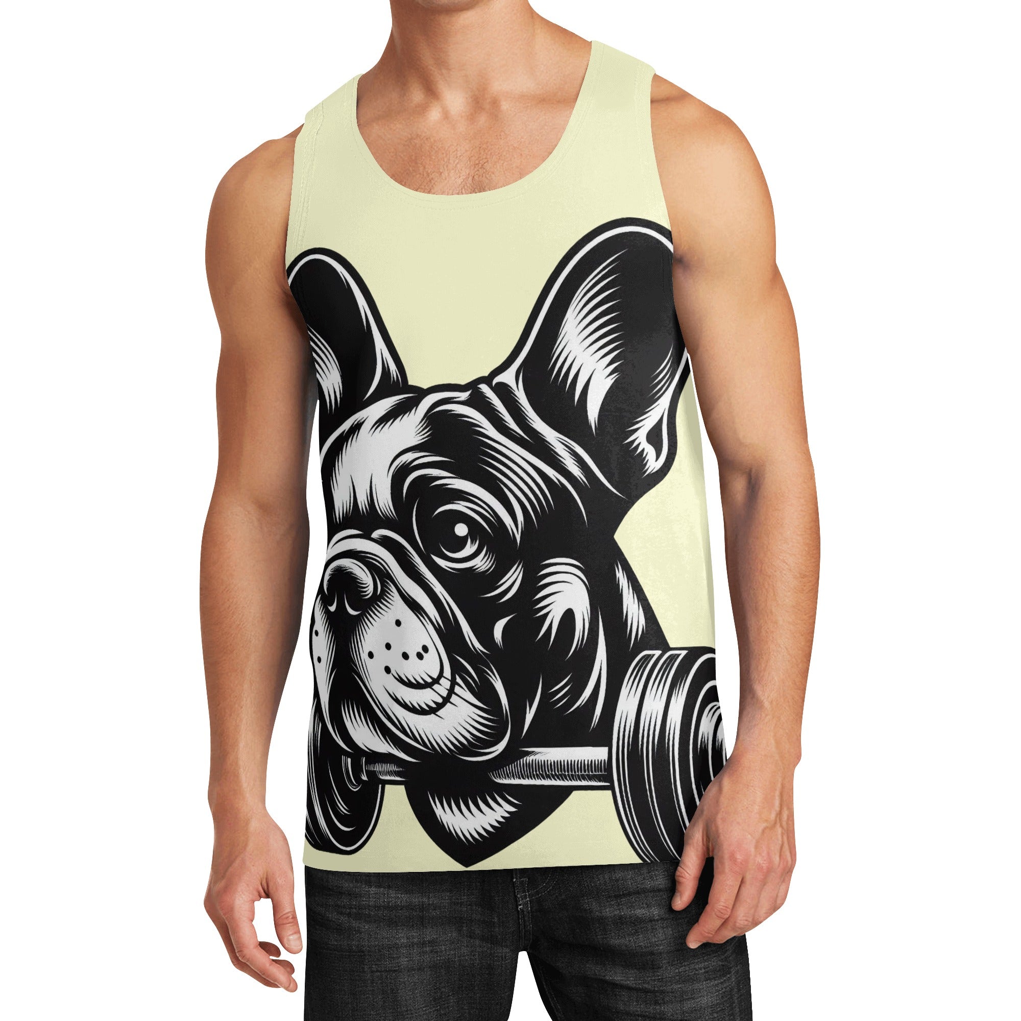 Oliver French Bulldog Tank Top for Frenchie Enthusiasts-fadou