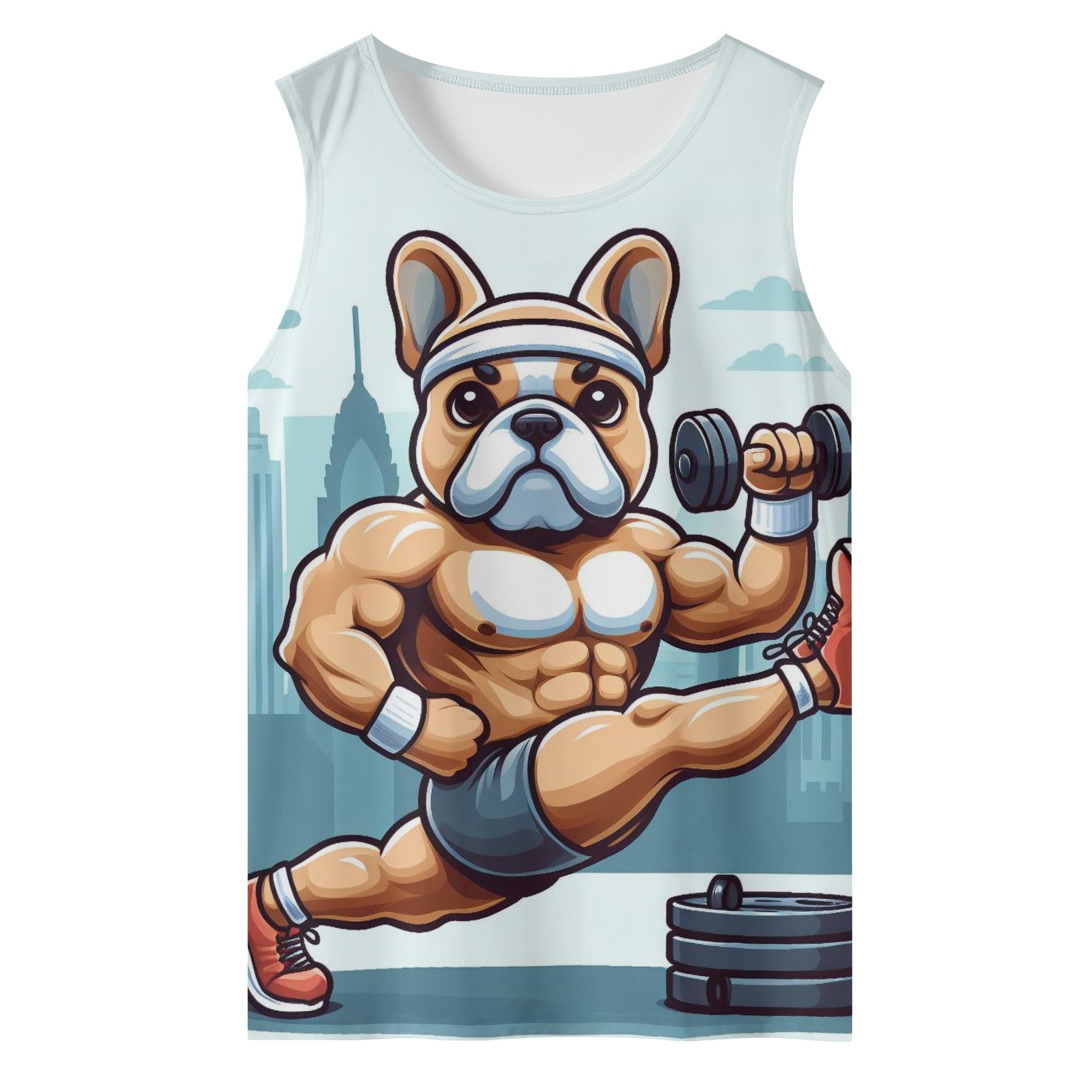 Duke - Men Tank Tops for French Bulldog Owners and Fans-fadou