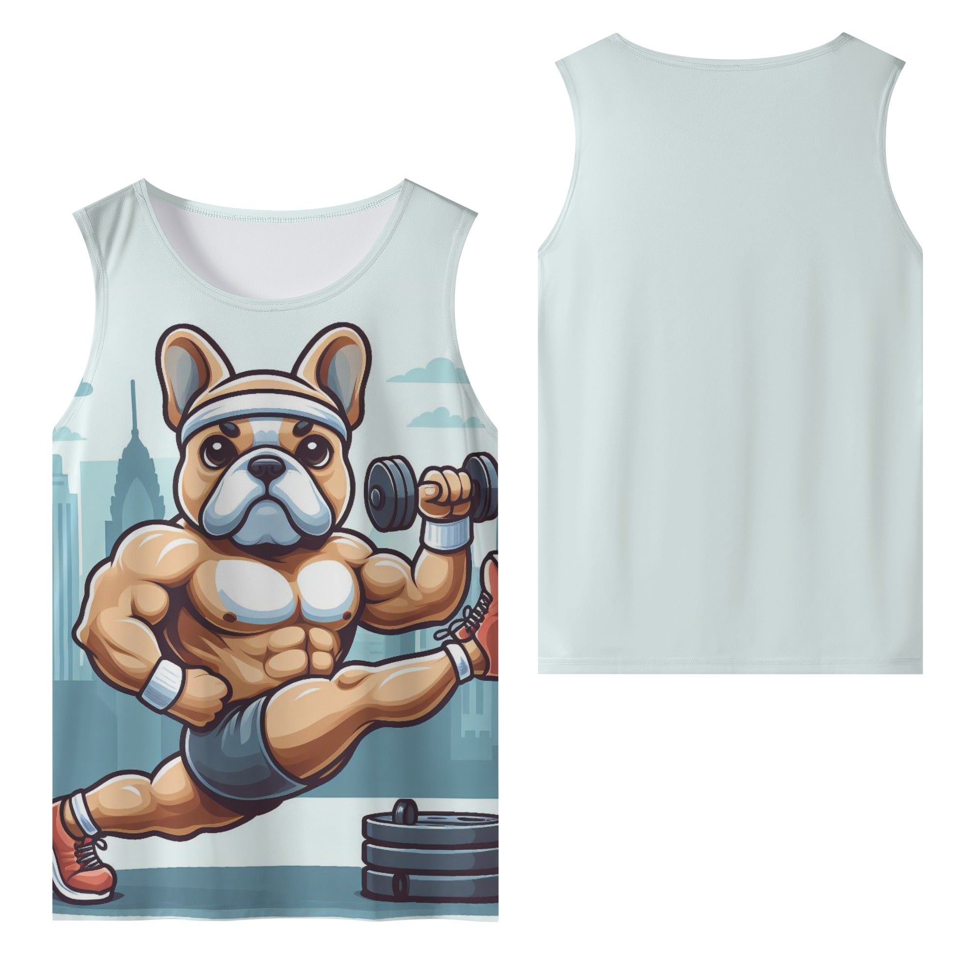 Duke - Men Tank Tops for French Bulldog Owners and Fans-fadou