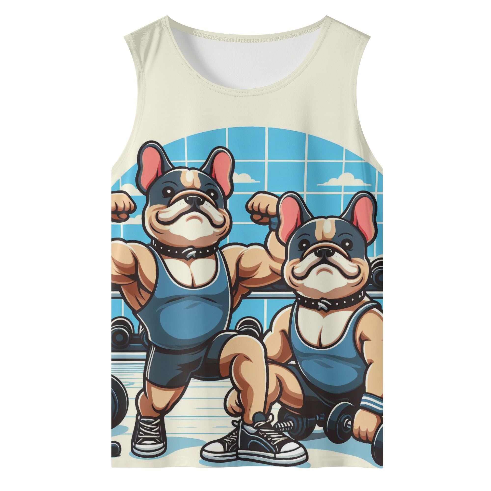 Leo - Men Tank Tops for French Bulldog Owners and Fans for Frenchies-fadou
