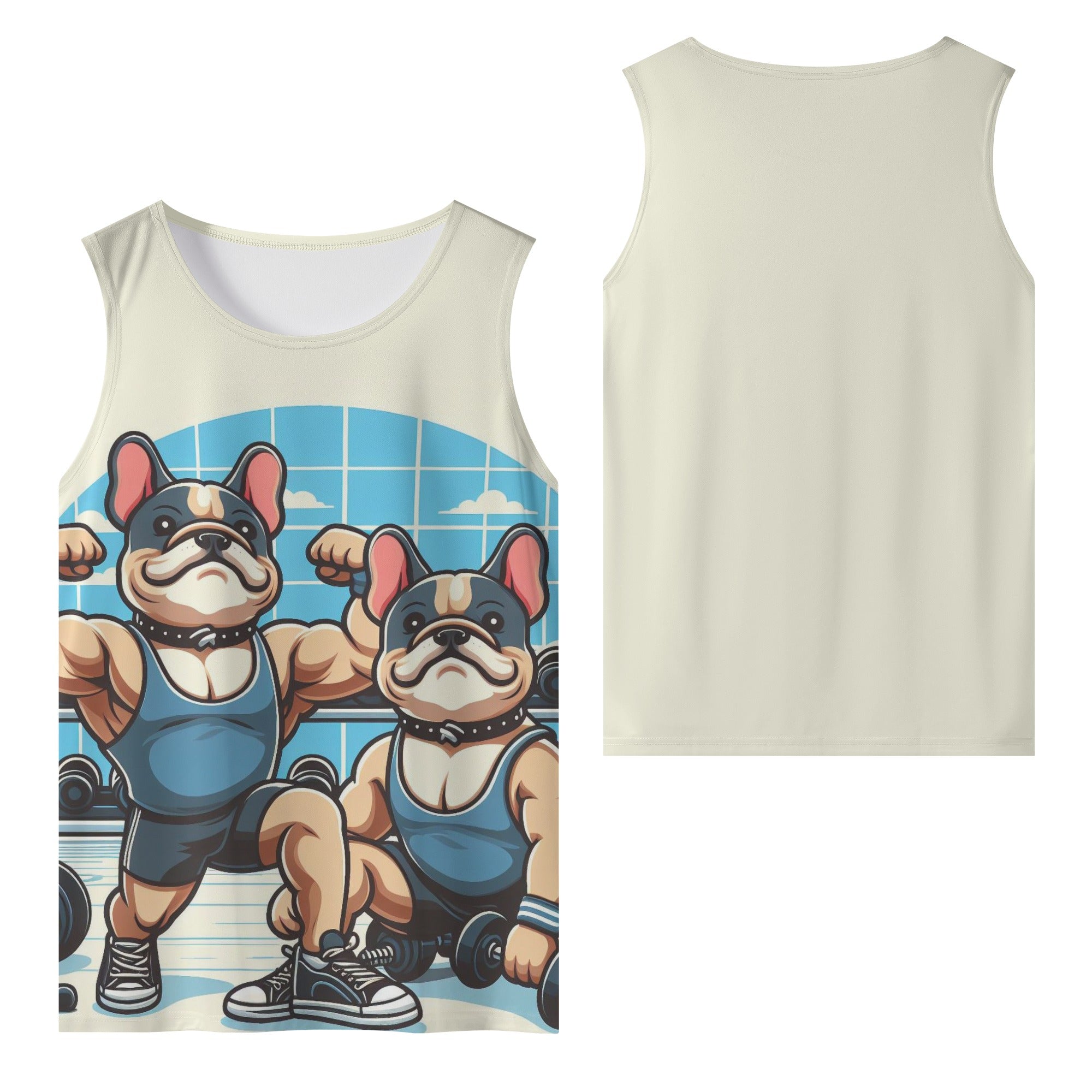 Leo - Men Tank Tops for French Bulldog Owners and Fans for Frenchies-fadou