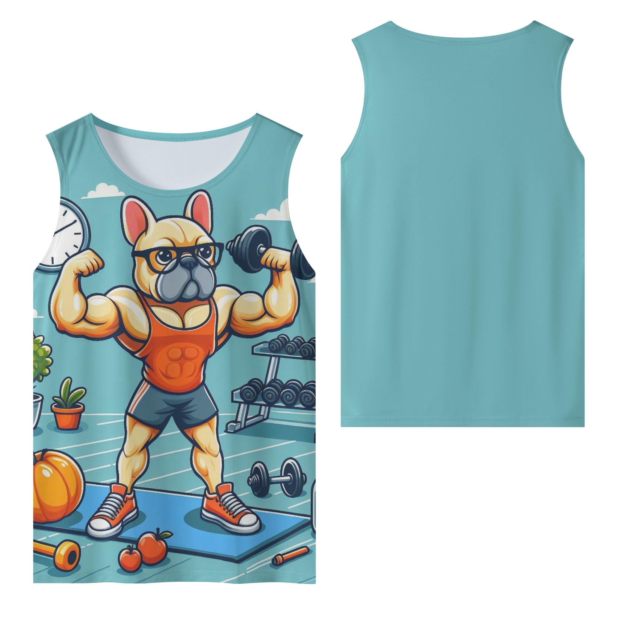 Jack - Men Tank Tops for French Bulldog Owners and Fans-fadou