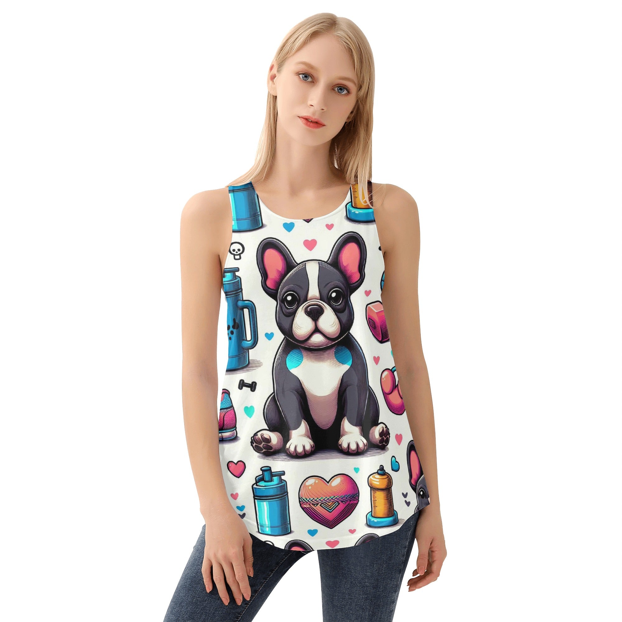 Lexi - Women Tank Tops for French Bulldog Owners and Fans-fadou