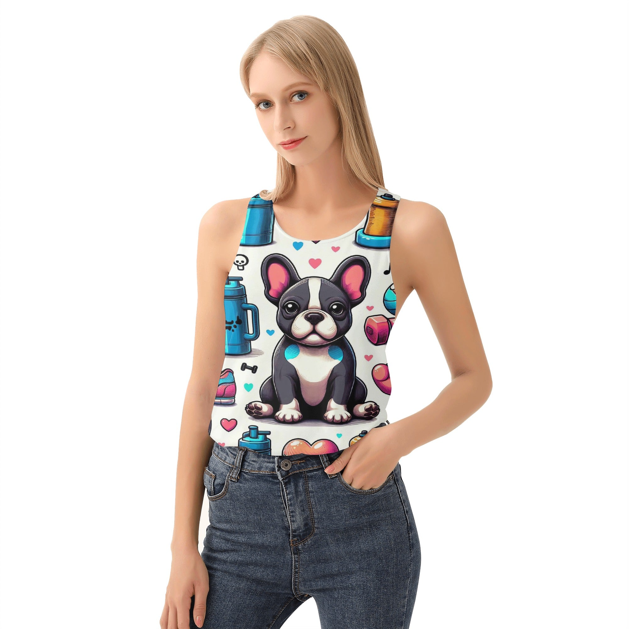 Lexi - Women Tank Tops for French Bulldog Owners and Fans-fadou