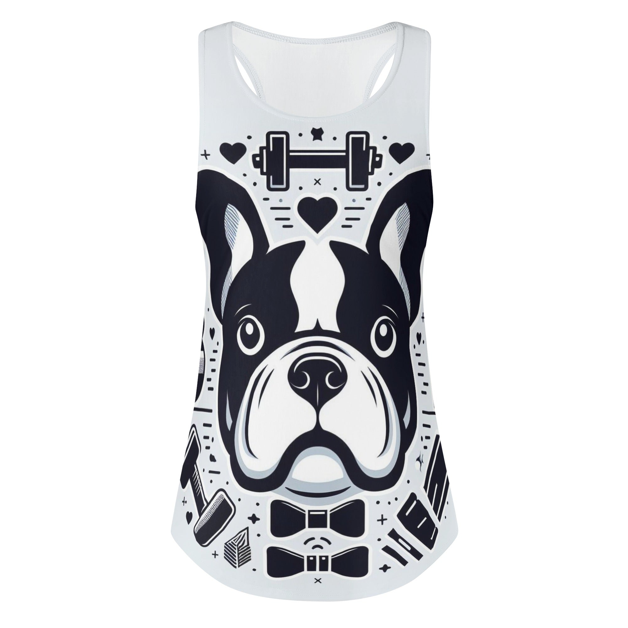Nova French Bulldog Muscle Tank for Frenchie Enthusiasts-fadou