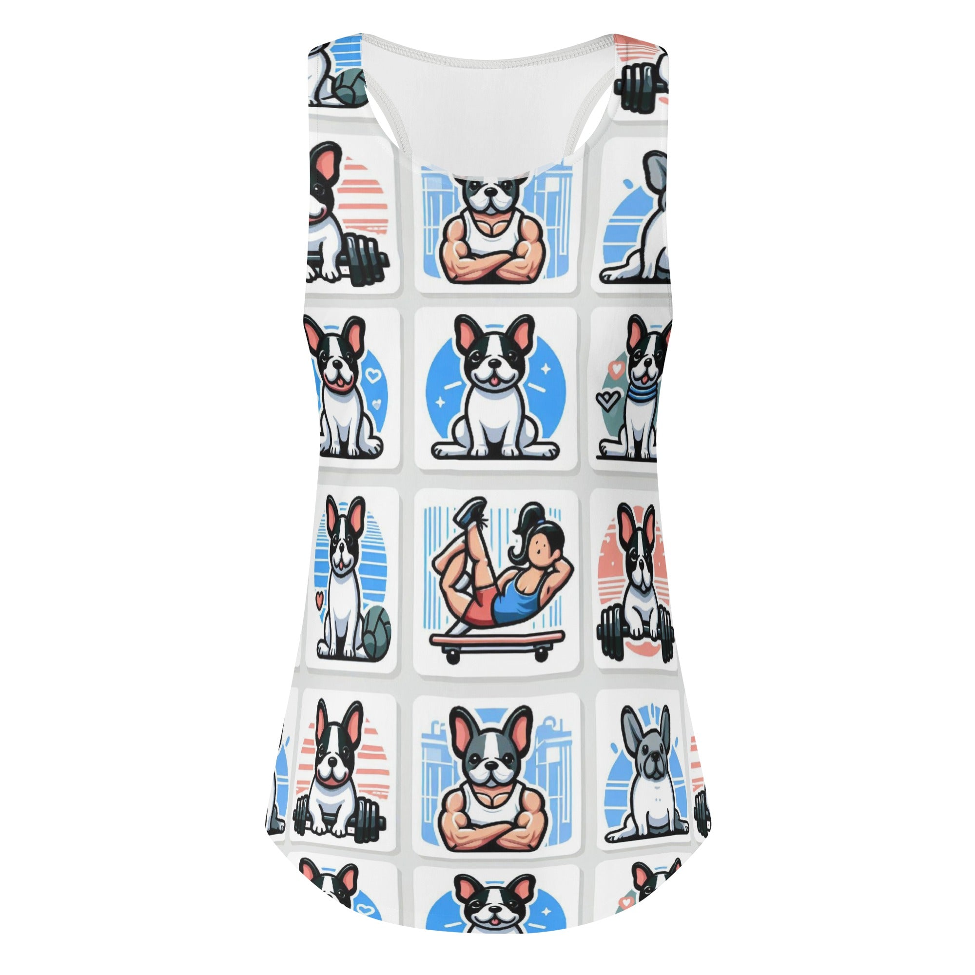 Dixie French Bulldog Summer Tank for Frenchie Enthusiasts-fadou