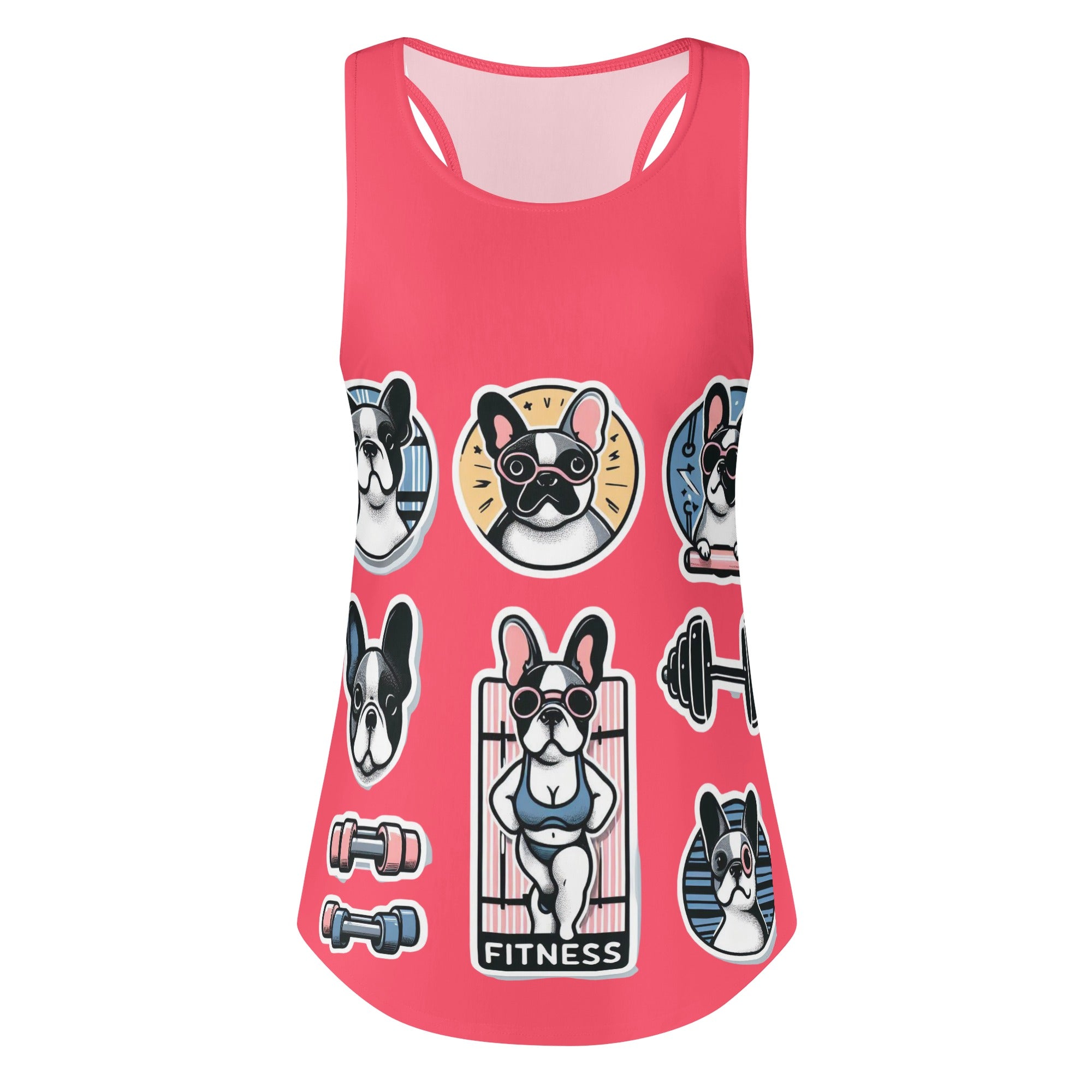 Lola - Women Tank Tops for French Bulldog Owners and Fans-fadou