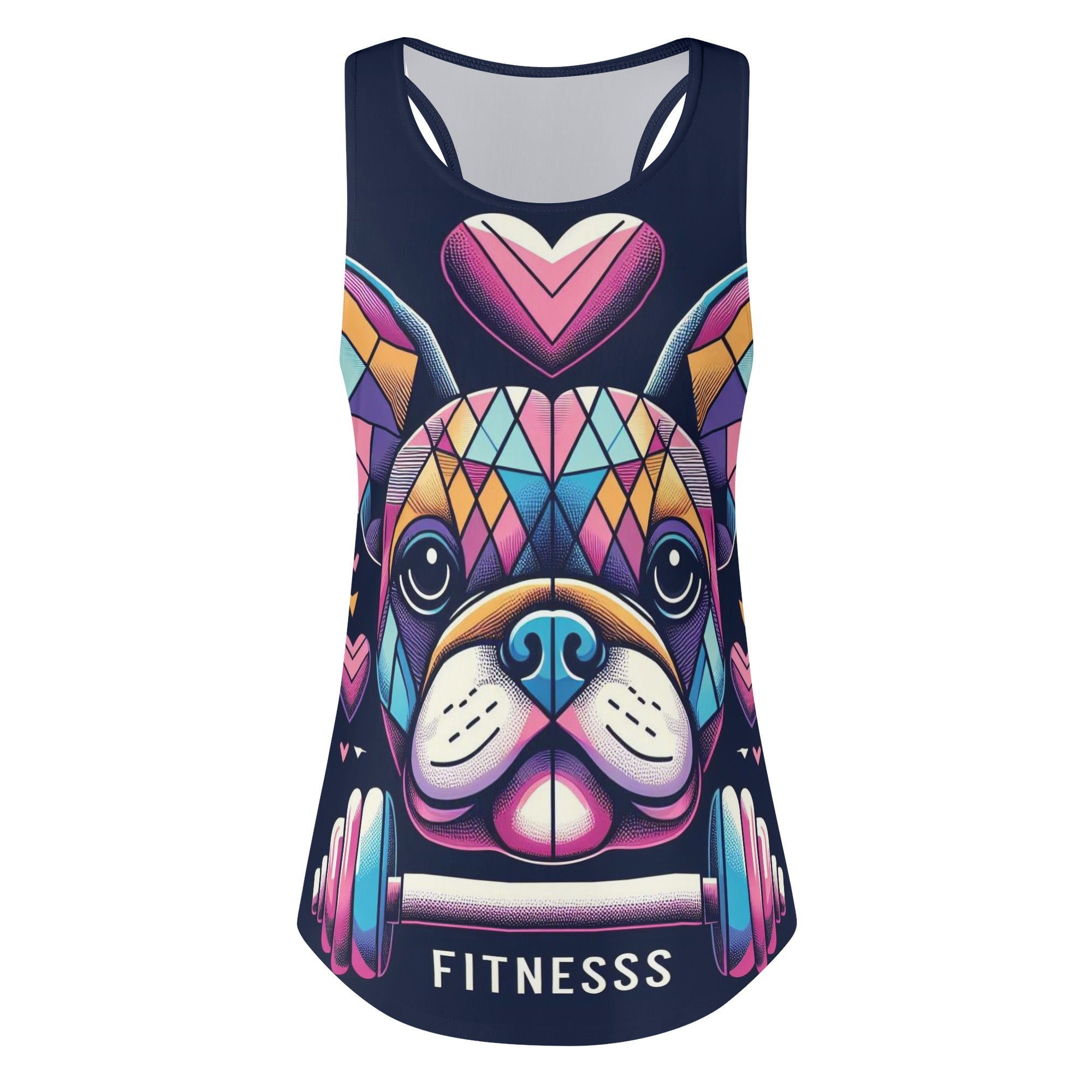 Willow French Bulldog Summer Tank for Frenchie Enthusiasts-fadou