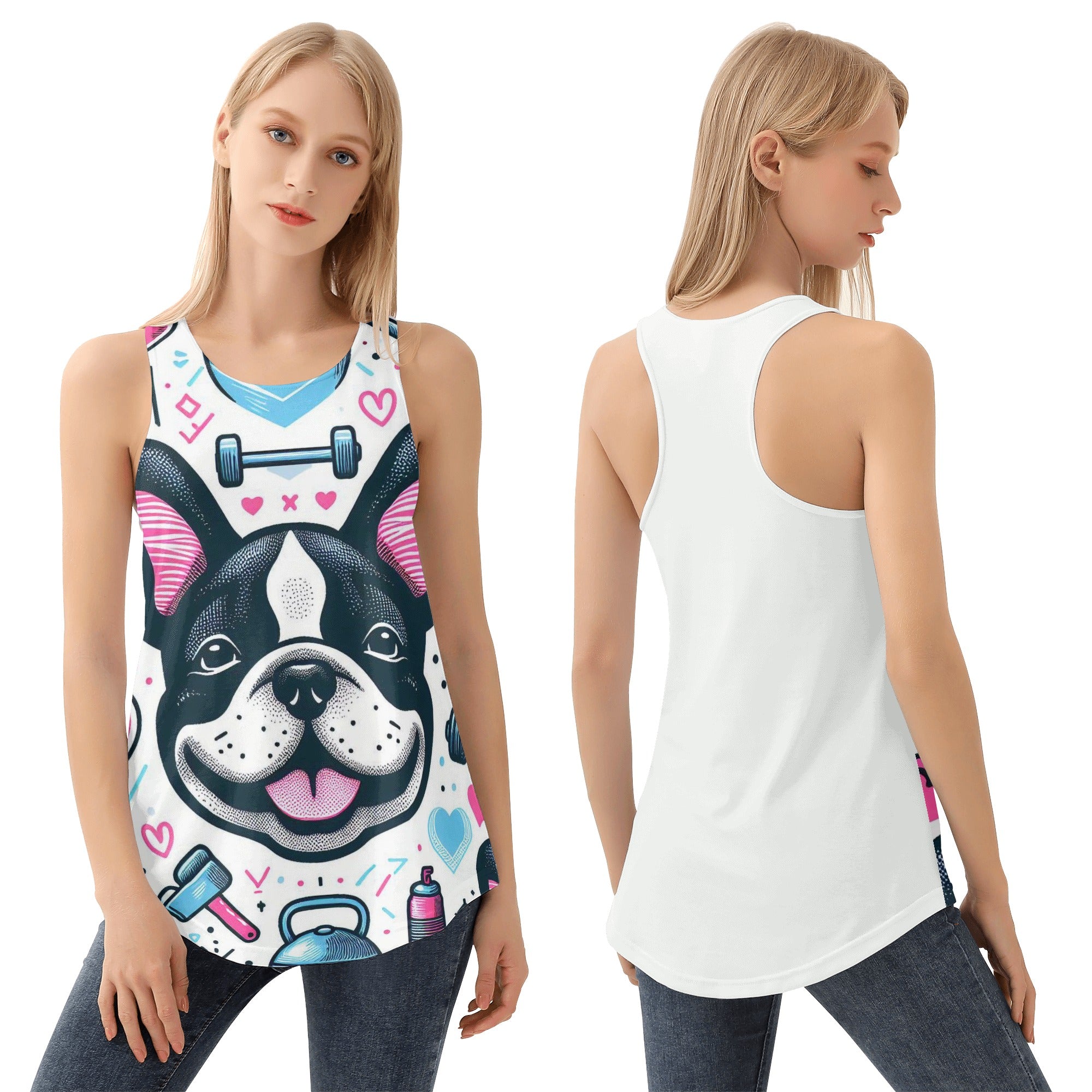 Ivy - Women Tank Tops for French Bulldog Owners and Fans-fadou