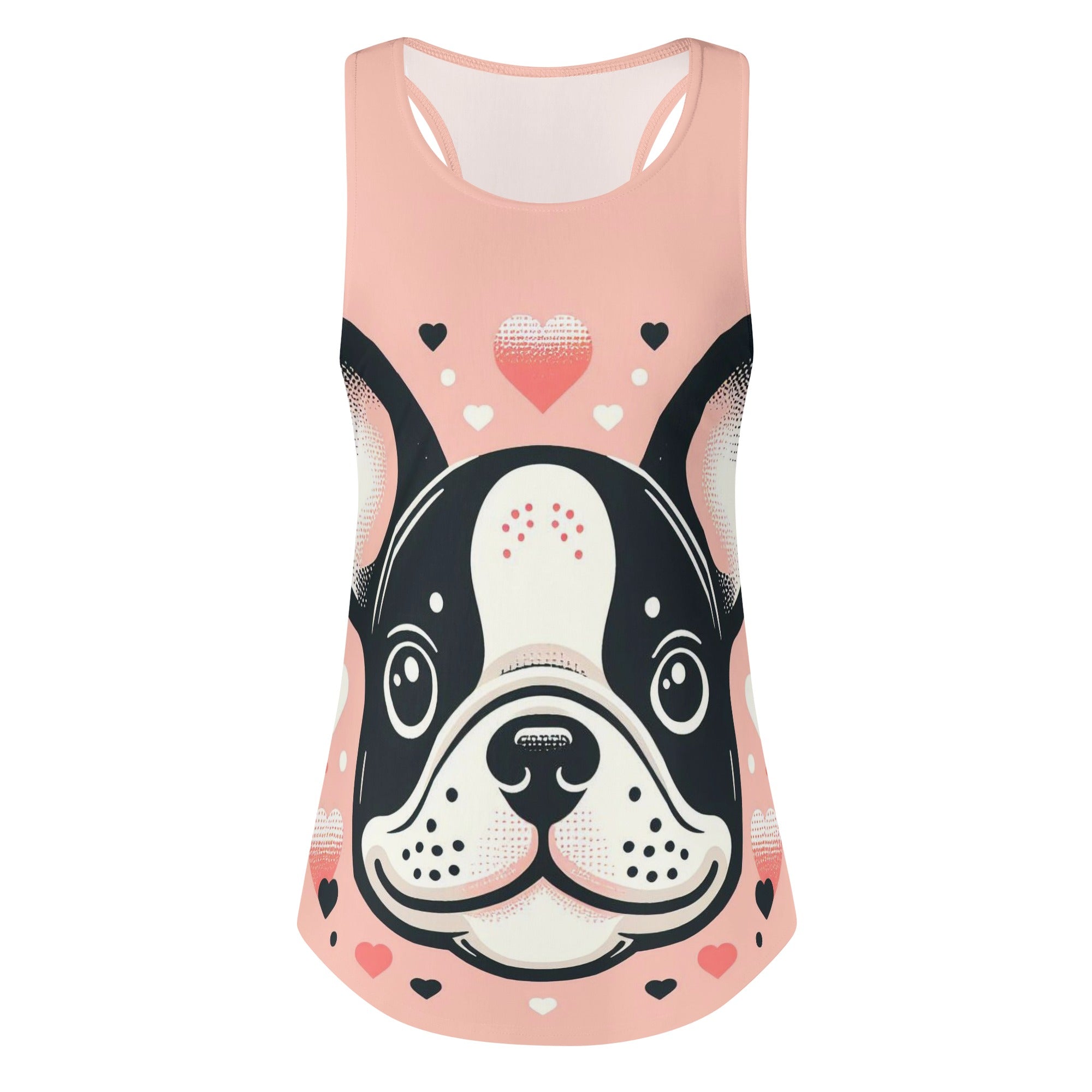 Riley French Bulldog Muscle Tank for Frenchie Enthusiasts-fadou