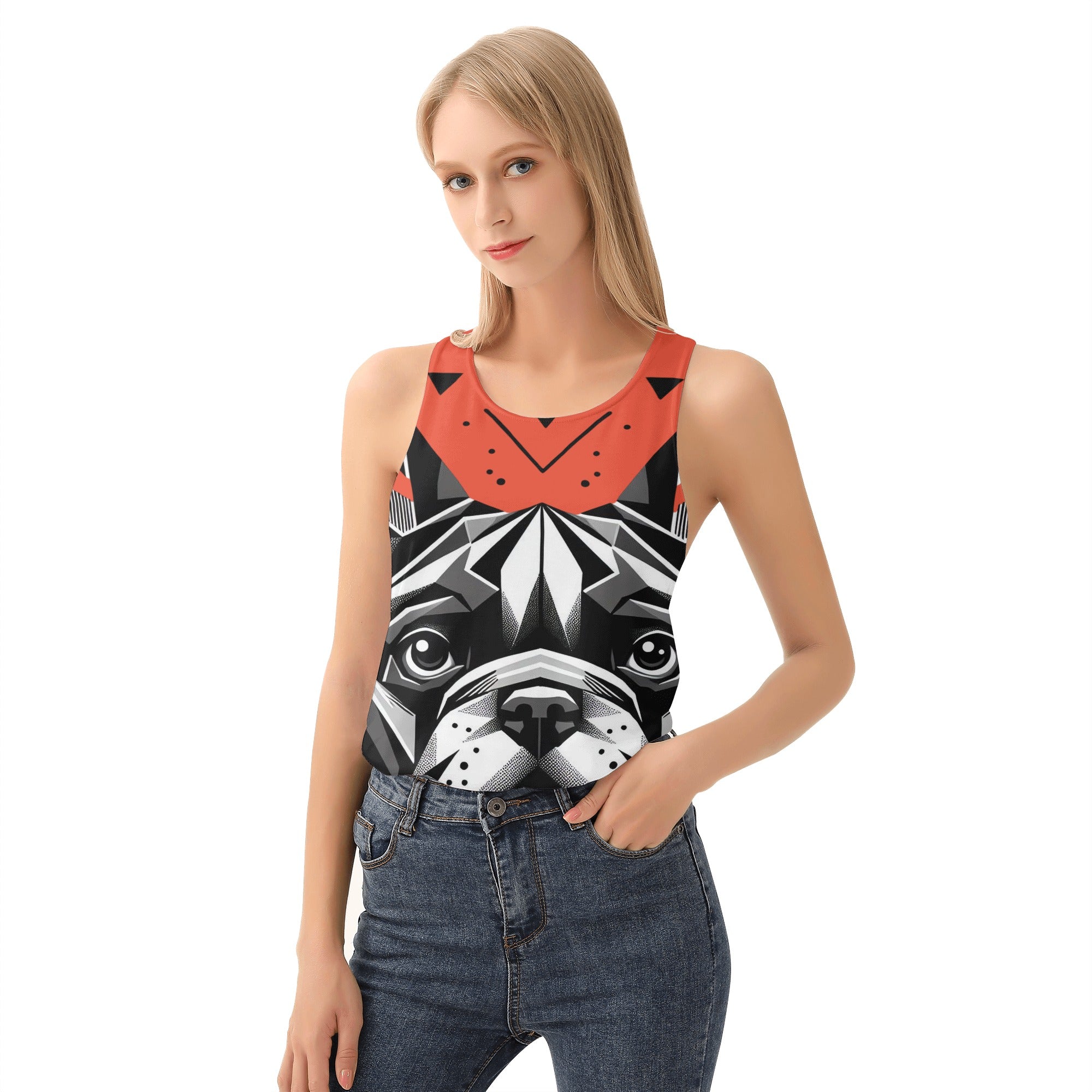 Bailey - Women Tank Tops for French Bulldog Owners and Fans-fadou