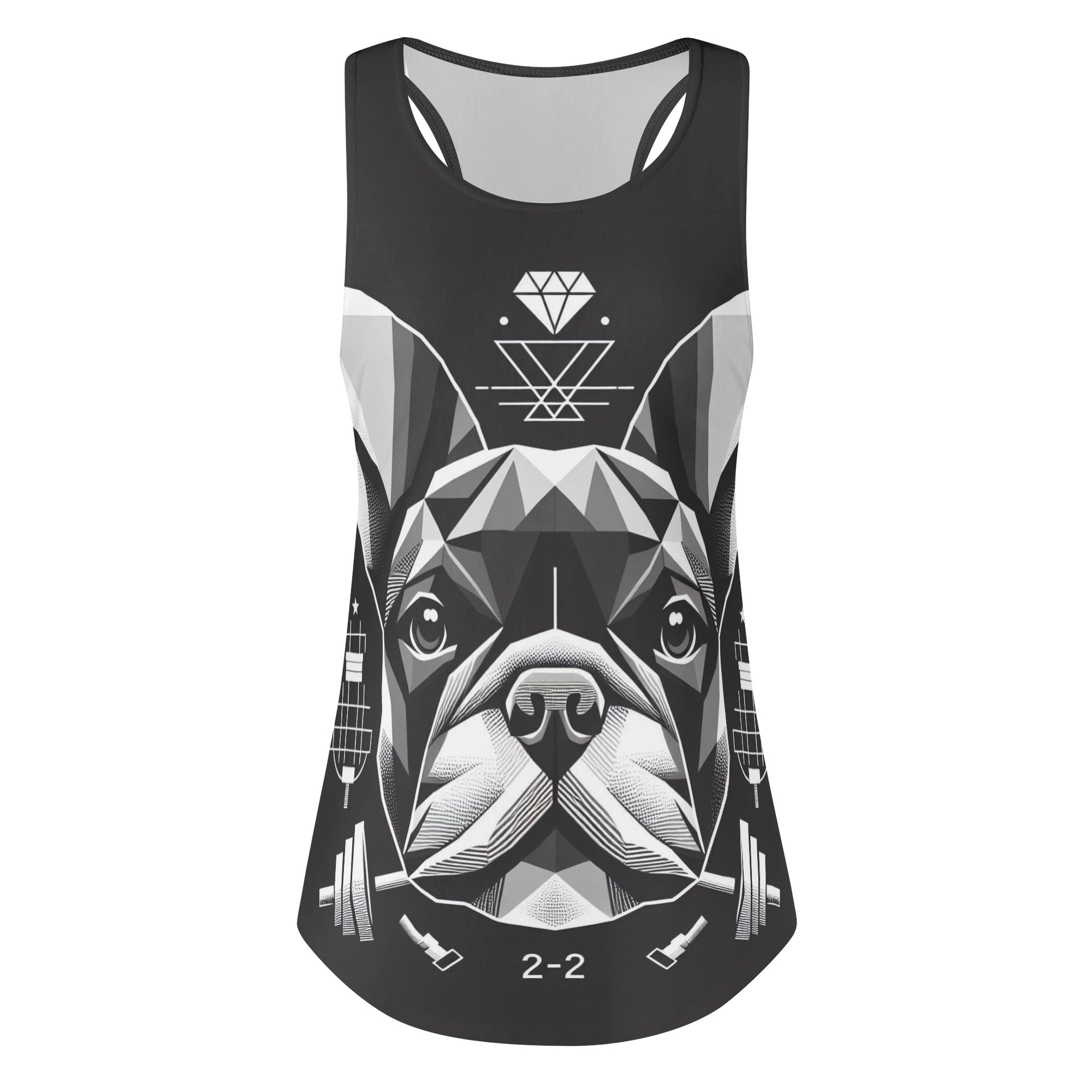 Kona French Bulldog Summer Tank for Frenchie Enthusiasts-fadou