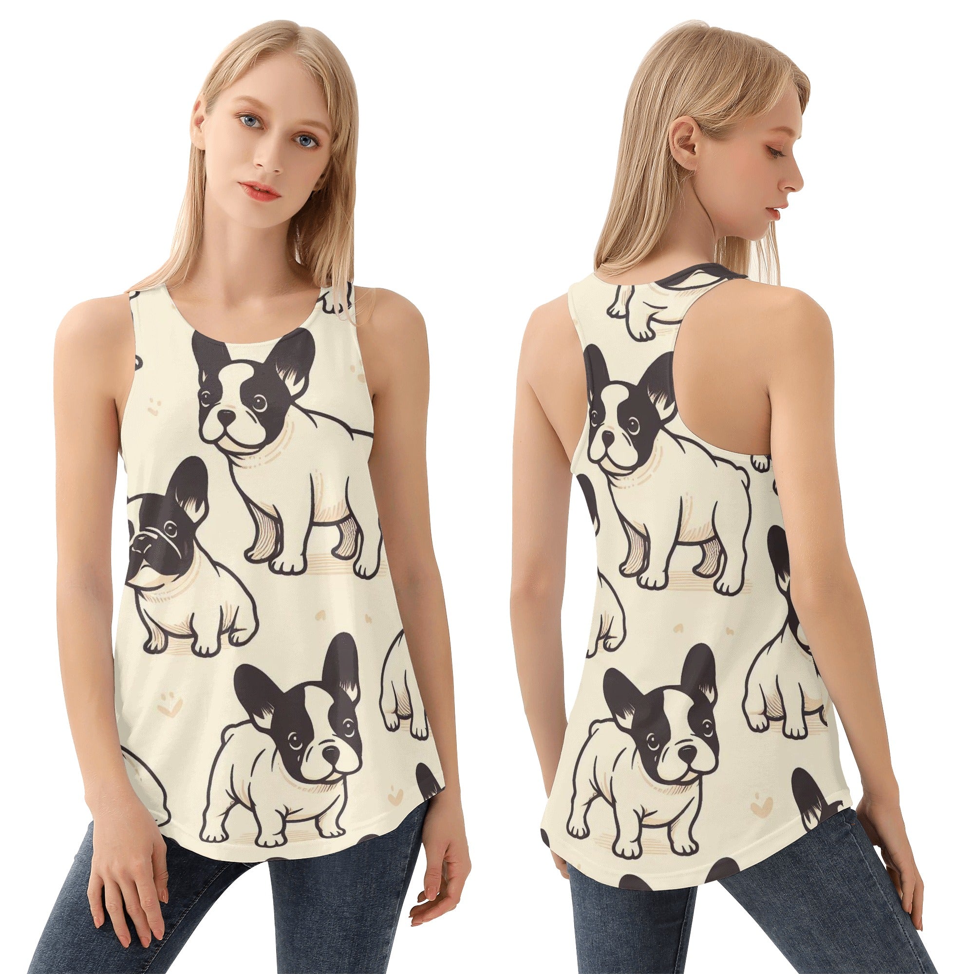 Nala French Bulldog Muscle Tank for Frenchie Enthusiasts-fadou