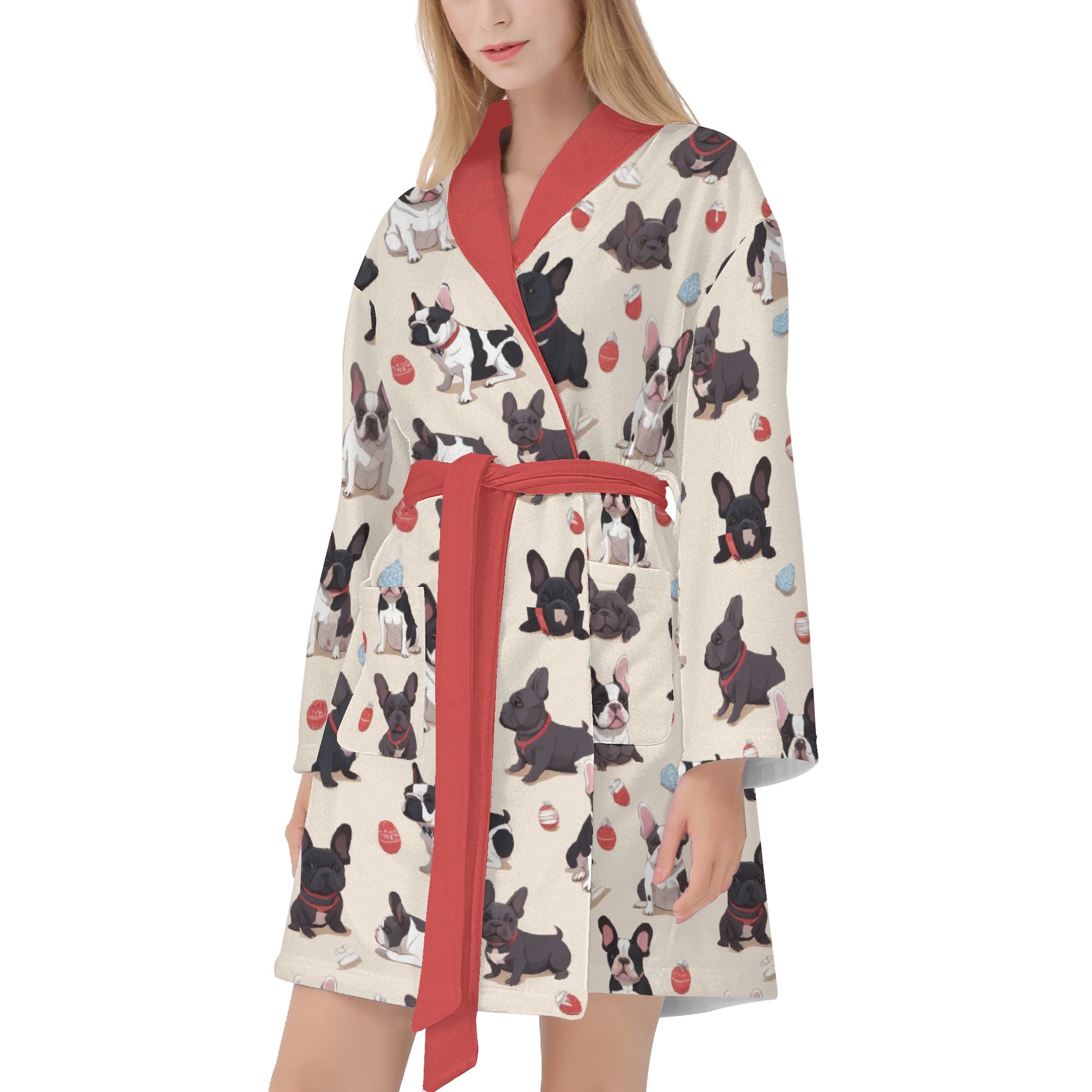 Nova French Bulldog Spa Loungewear for Frenchie Enthusiasts-fadou