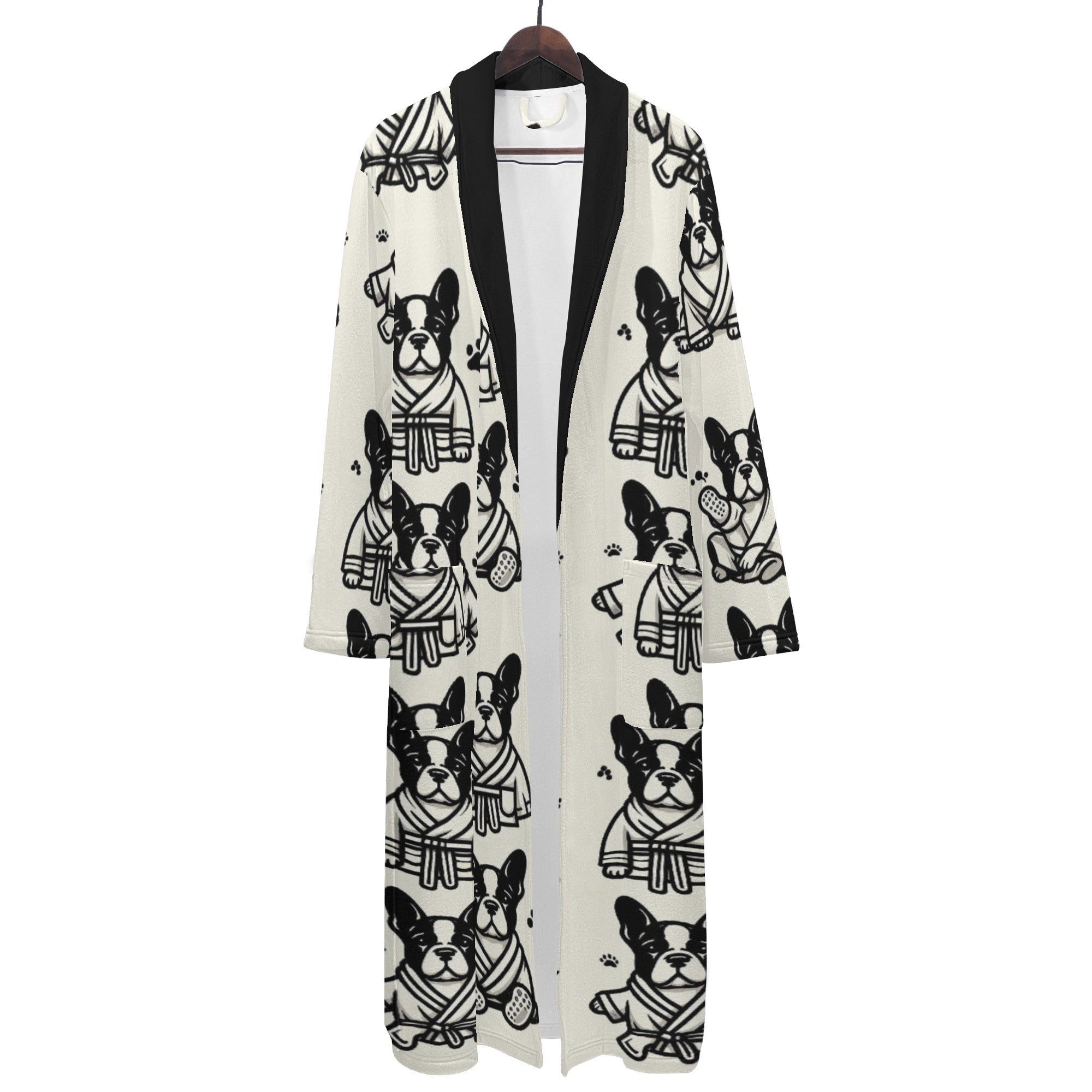 Duke French Bulldog Spa Loungewear for Frenchie Enthusiasts-fadou