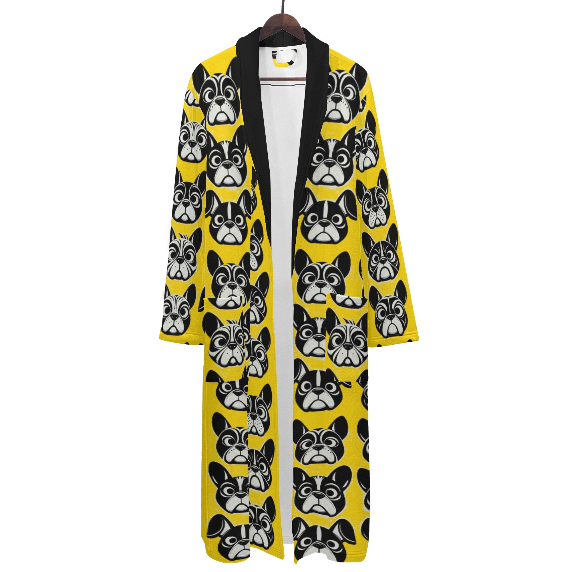 Beau French Bulldog Spa Loungewear for Frenchie Enthusiasts-fadou
