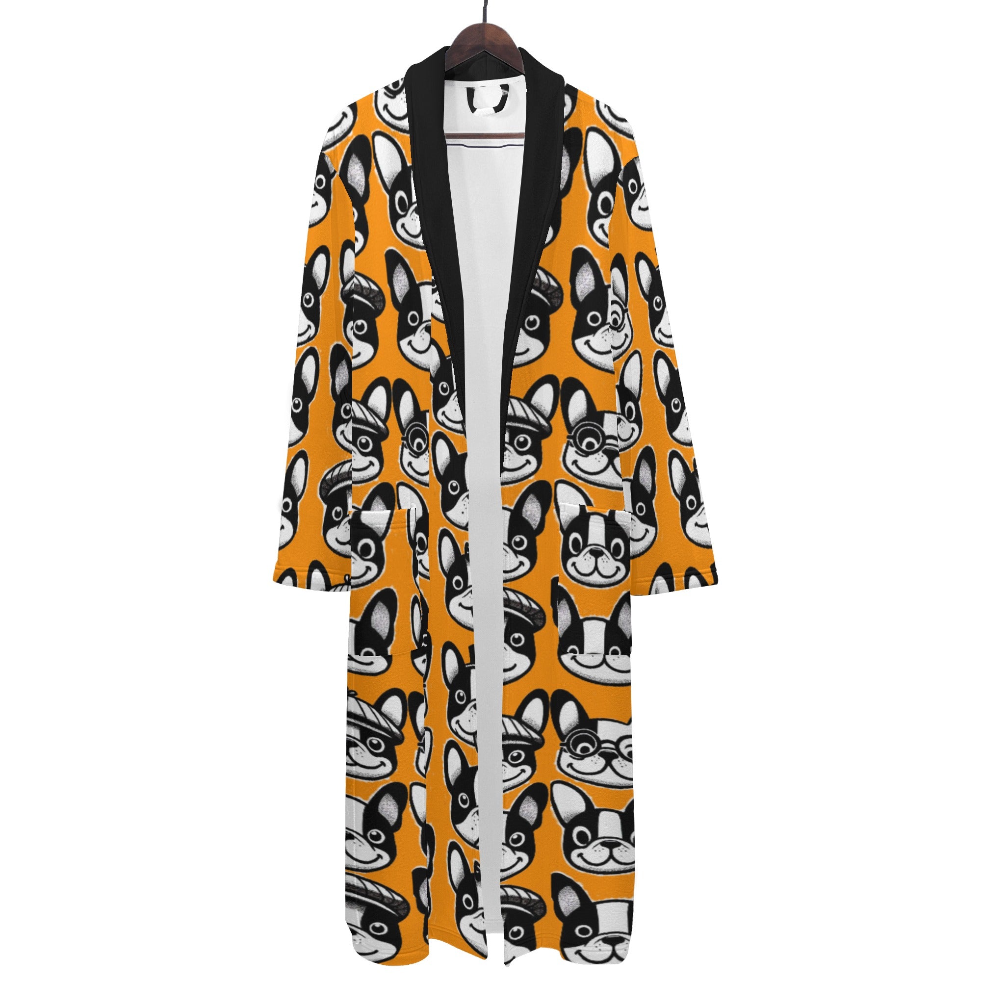 Jax - Men Bathrobe for French Bulldog Owners and Fans for Frenchies-fadou