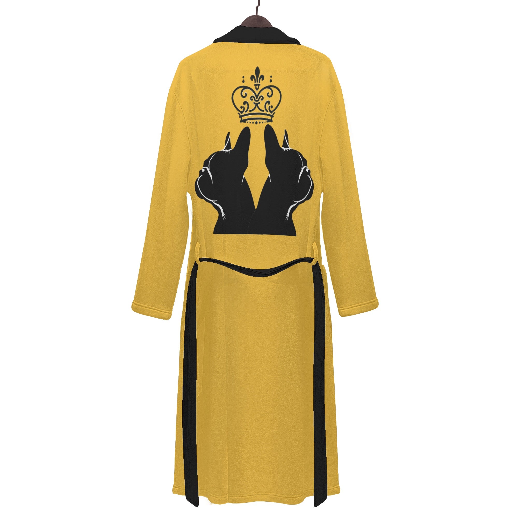 Moose French Bulldog Cotton Bathrobe for Bulldog Owners-fadou