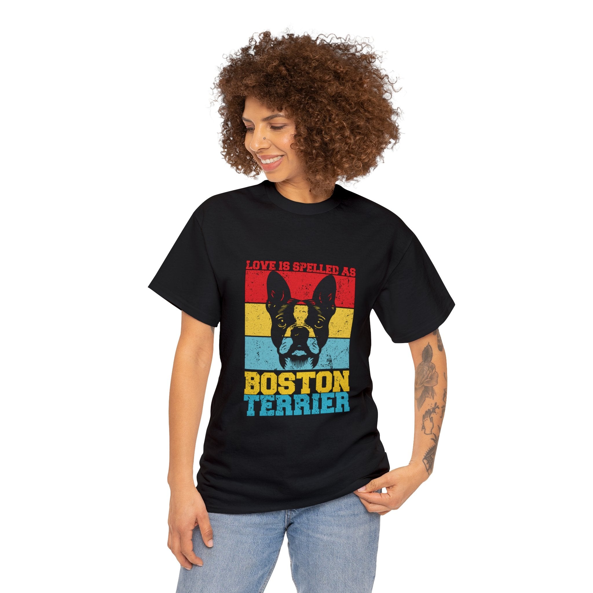Ginger - Unisex Tshirts for Boston Terrier Lovers for Dog Moms & Dads-fadou