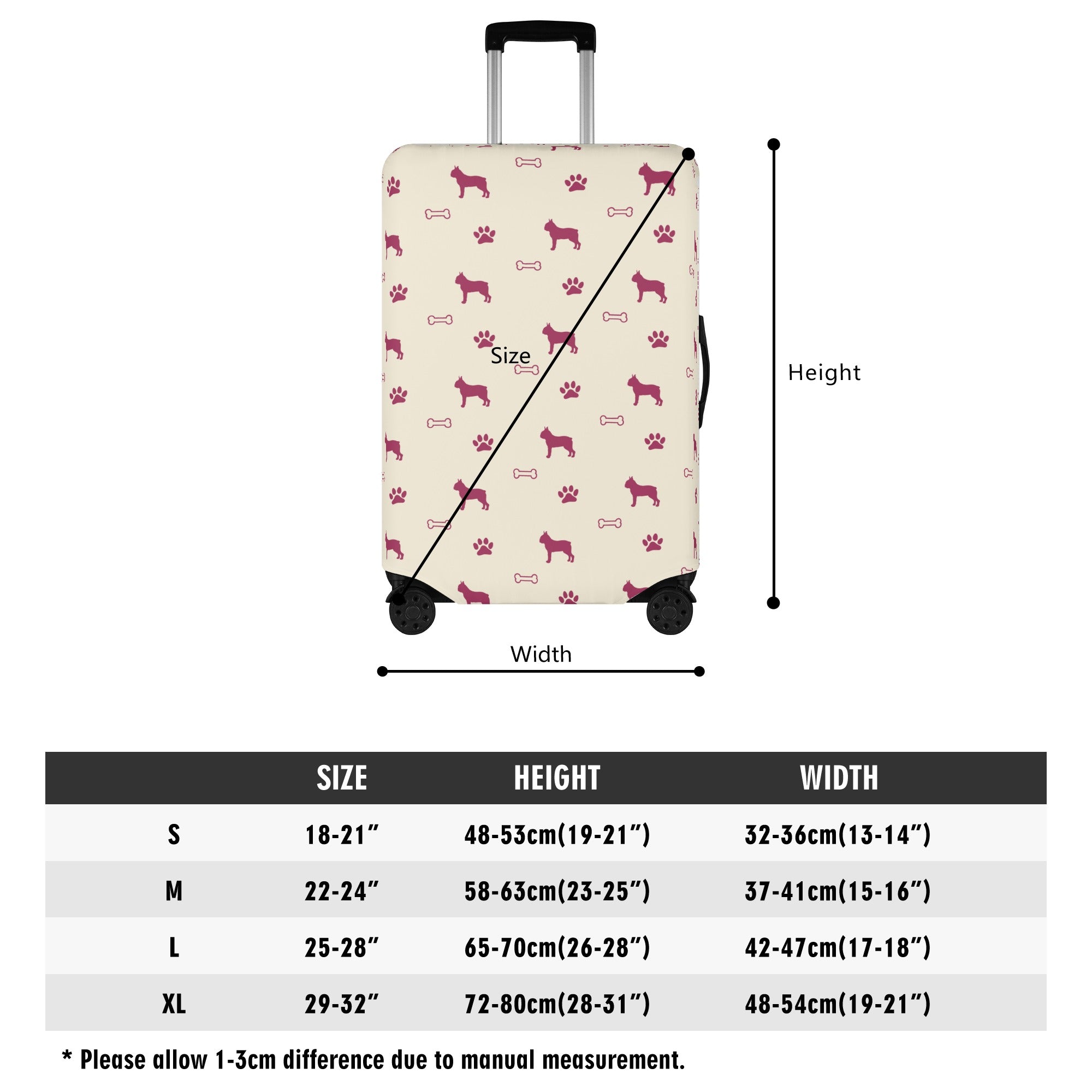 Sadie - Luggage Cover for Boston Terrier Lovers for Pet Culture-fadou