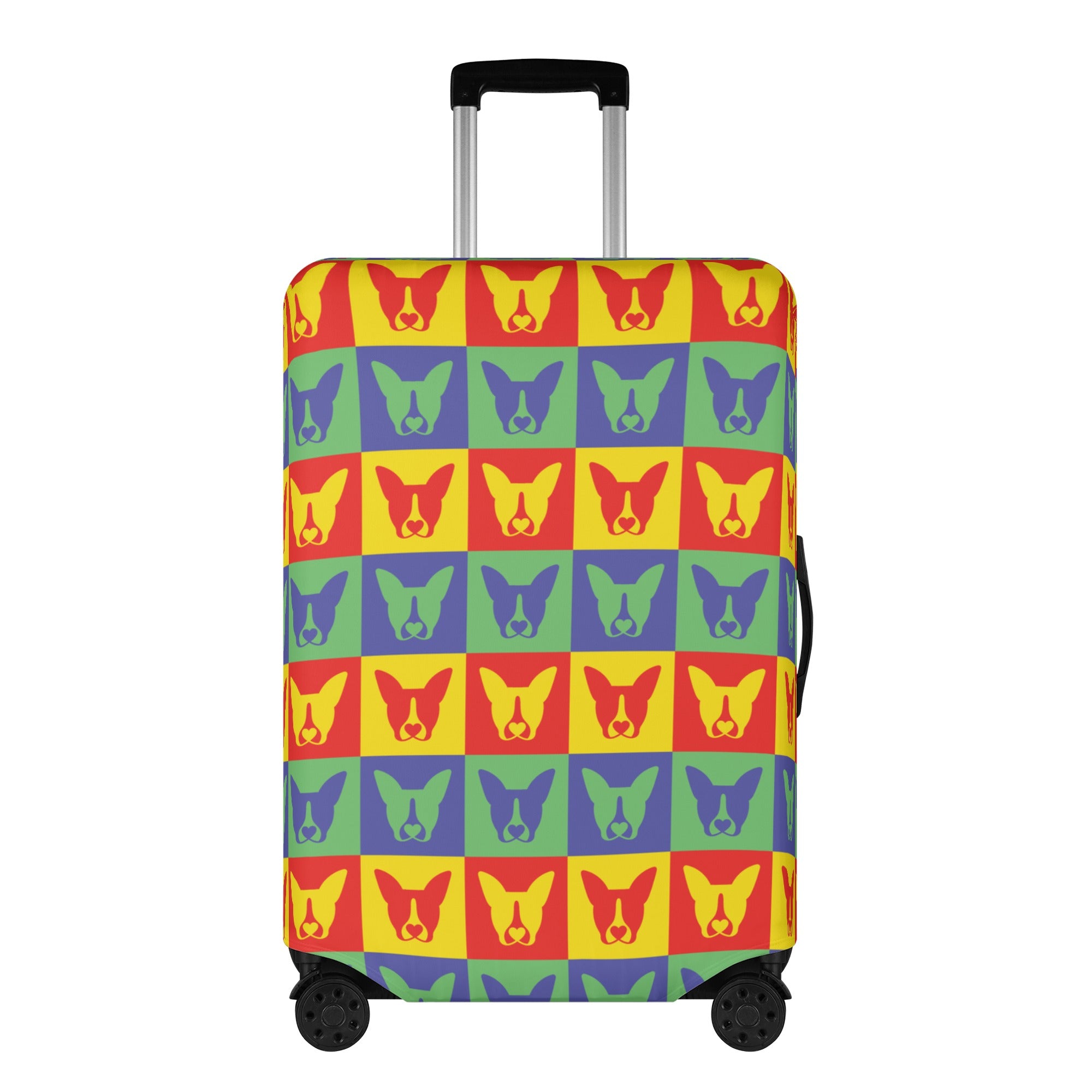 Apollo - Luggage Cover for Boston Terrier Lovers for Frenchie Fans-fadou