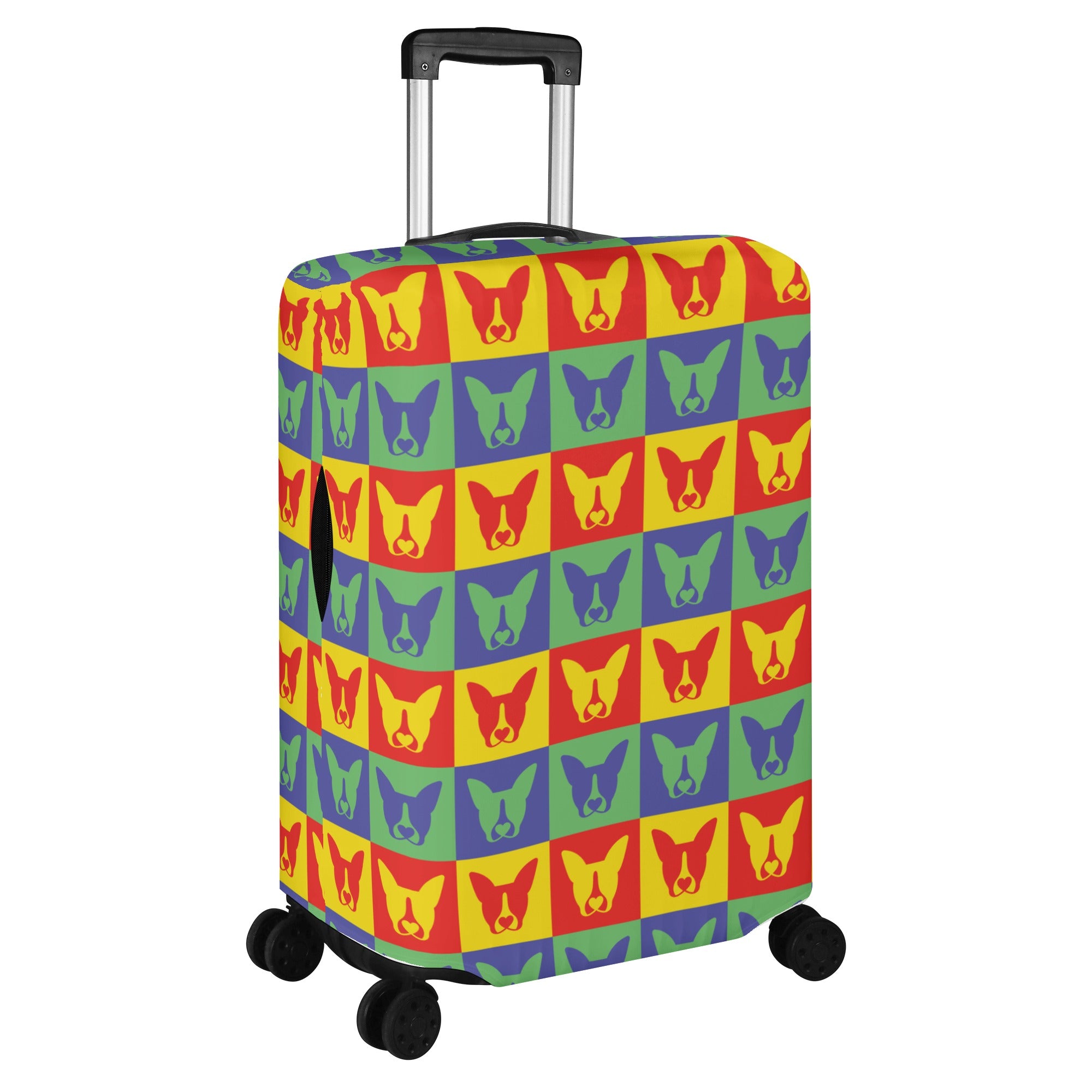 Apollo - Luggage Cover for Boston Terrier Lovers for Frenchie Fans-fadou