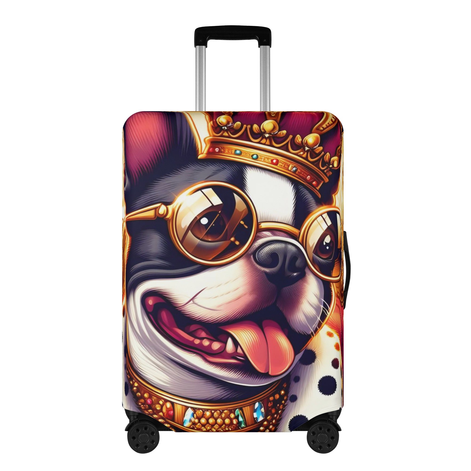 Ziggy - Luggage Cover for Boston Terrier Lovers for Everyday Wear-fadou