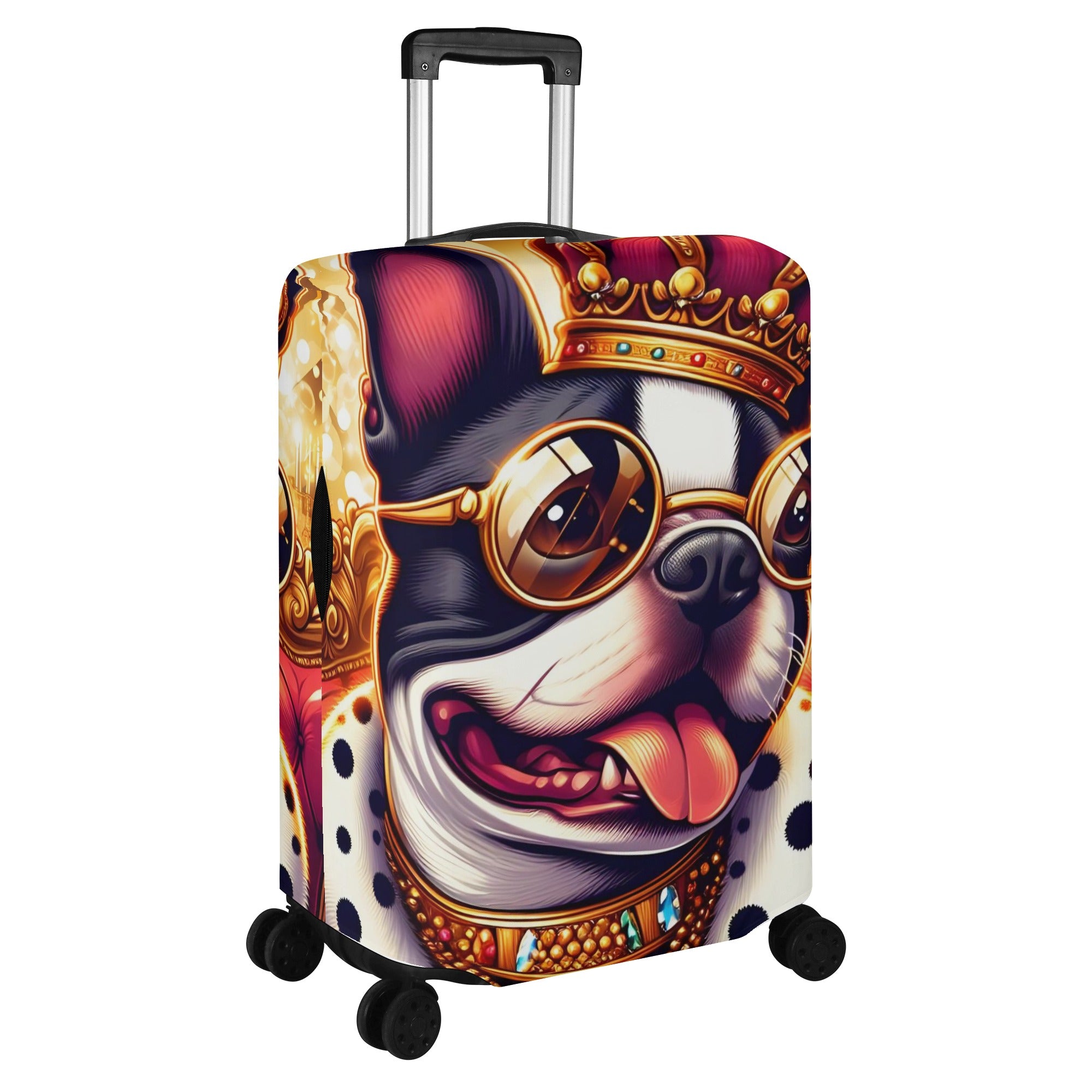 Ziggy - Luggage Cover for Boston Terrier Lovers for Everyday Wear-fadou