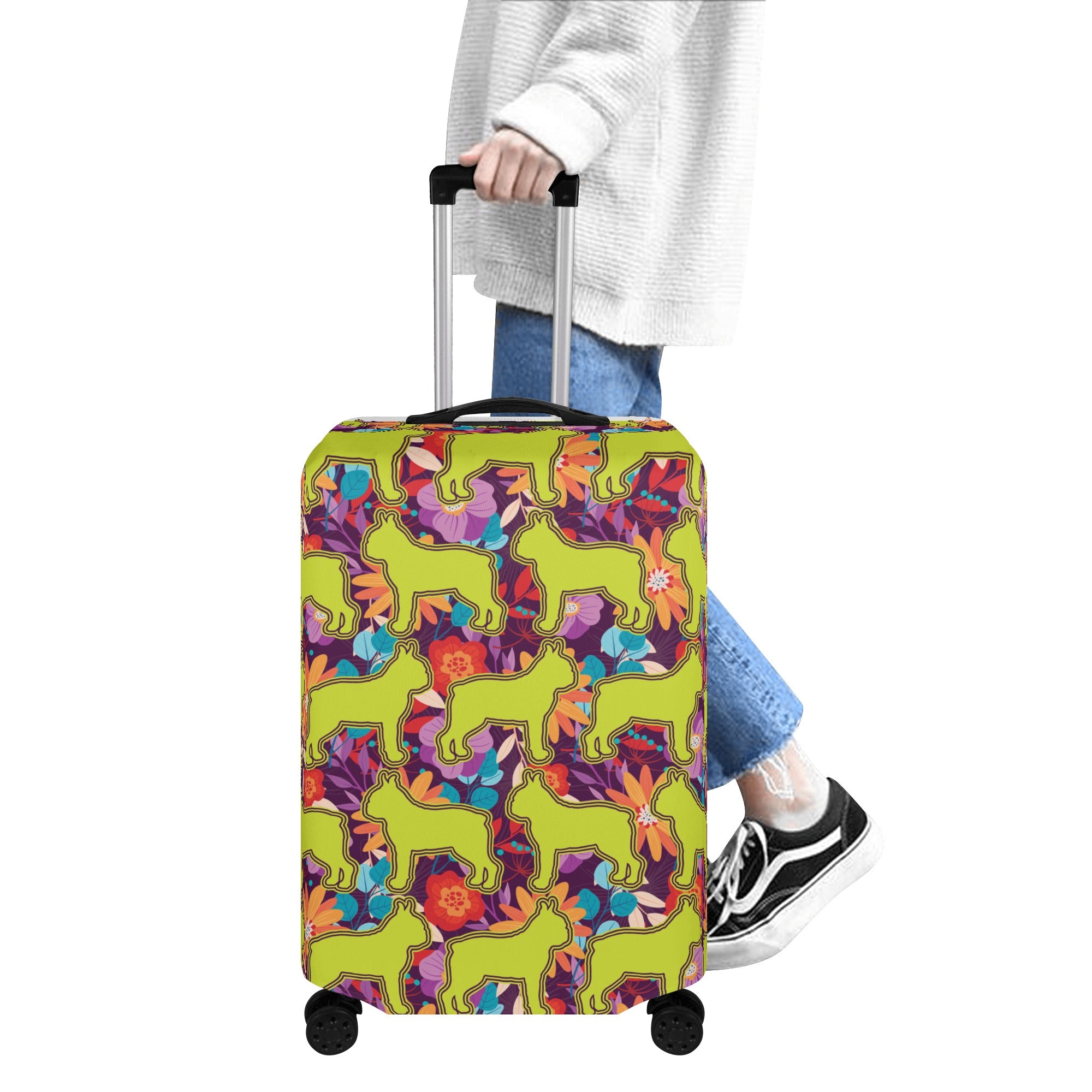 Lexi - Luggage Cover for Boston Terrier Lovers for Frenchie Enthusiasts-fadou