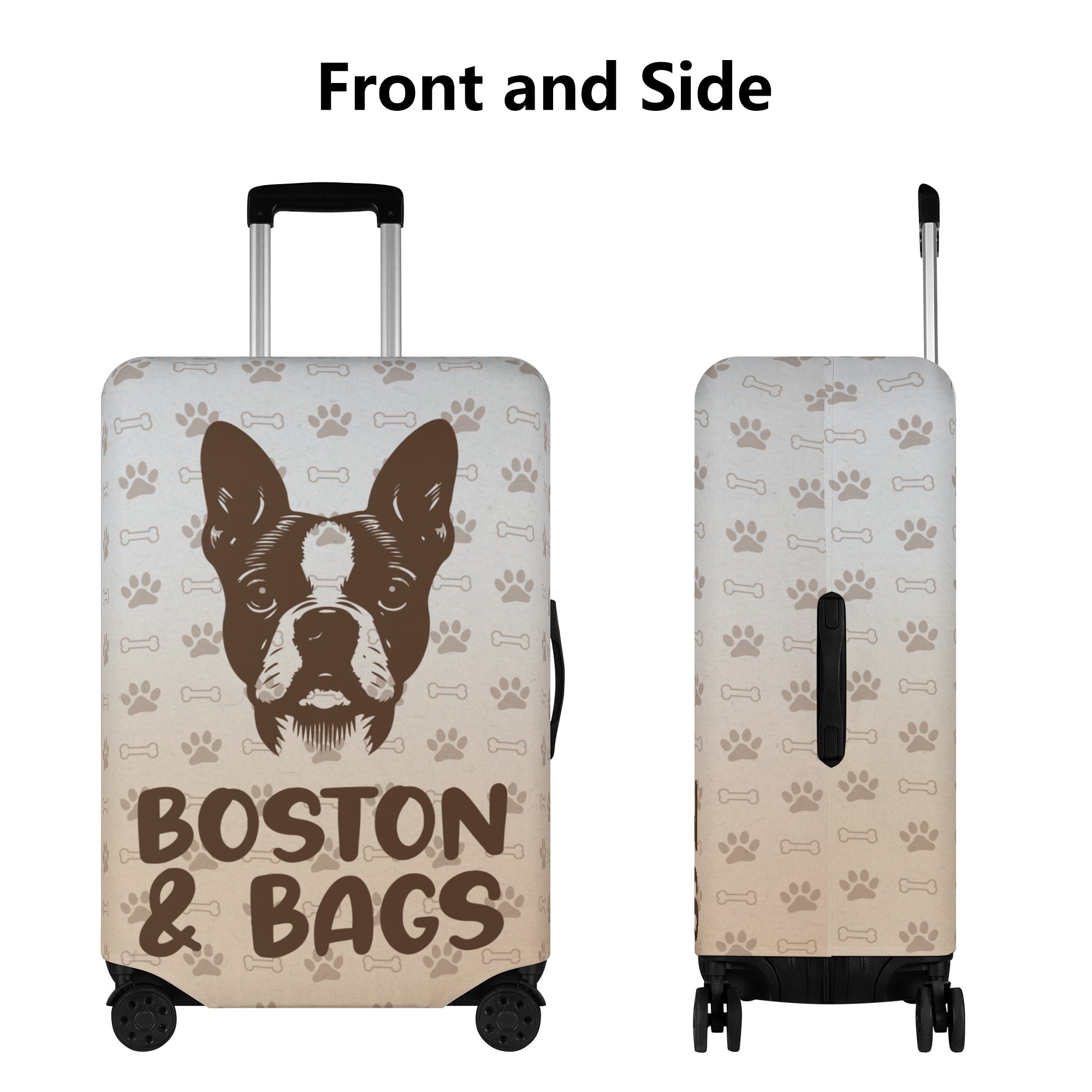 Bear - Luggage Cover for Boston Terrier Lovers for Frenchie Enthusiasts-fadou