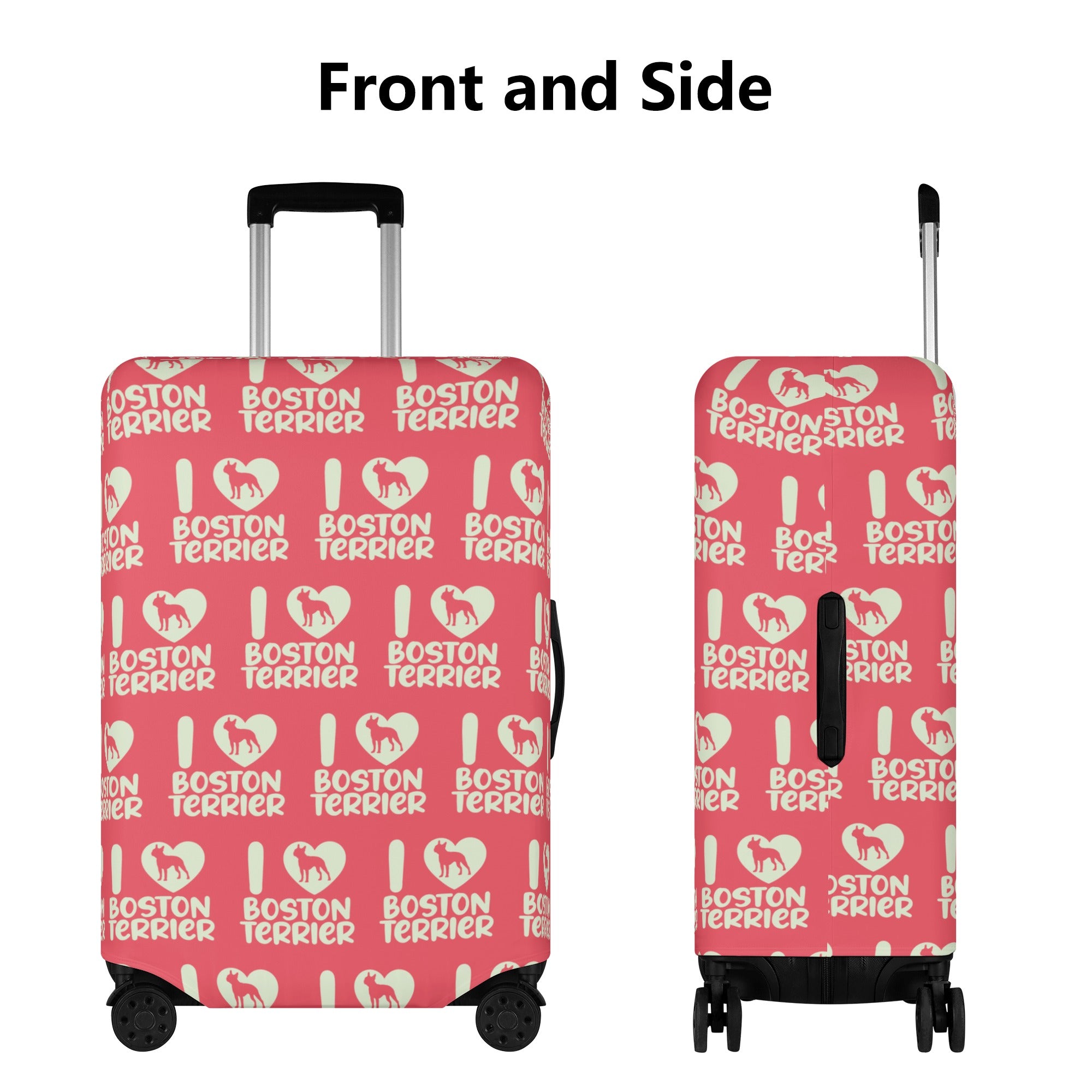 Pearl - Luggage Cover for Boston Terrier Lovers for Dog Moms & Dads-fadou