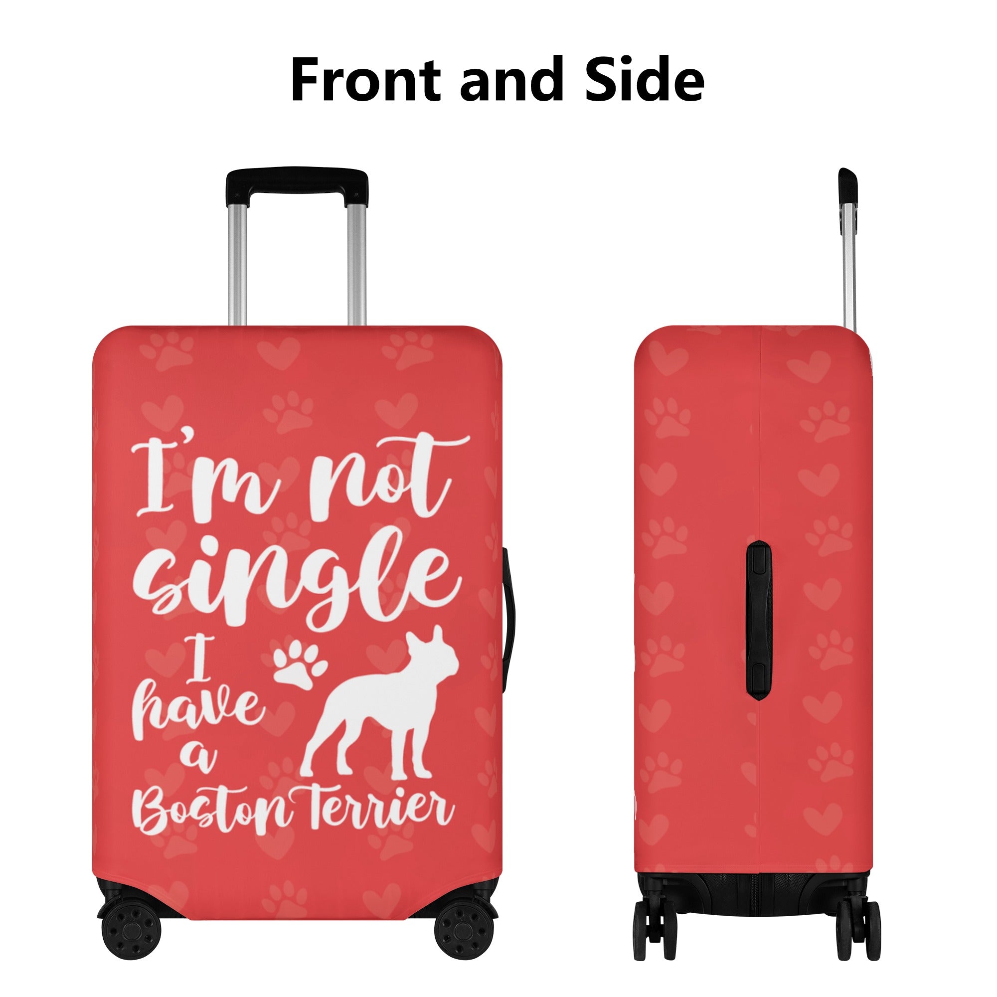 Sasha - Luggage Cover for Boston Terrier Lovers for Dog Park Days-fadou