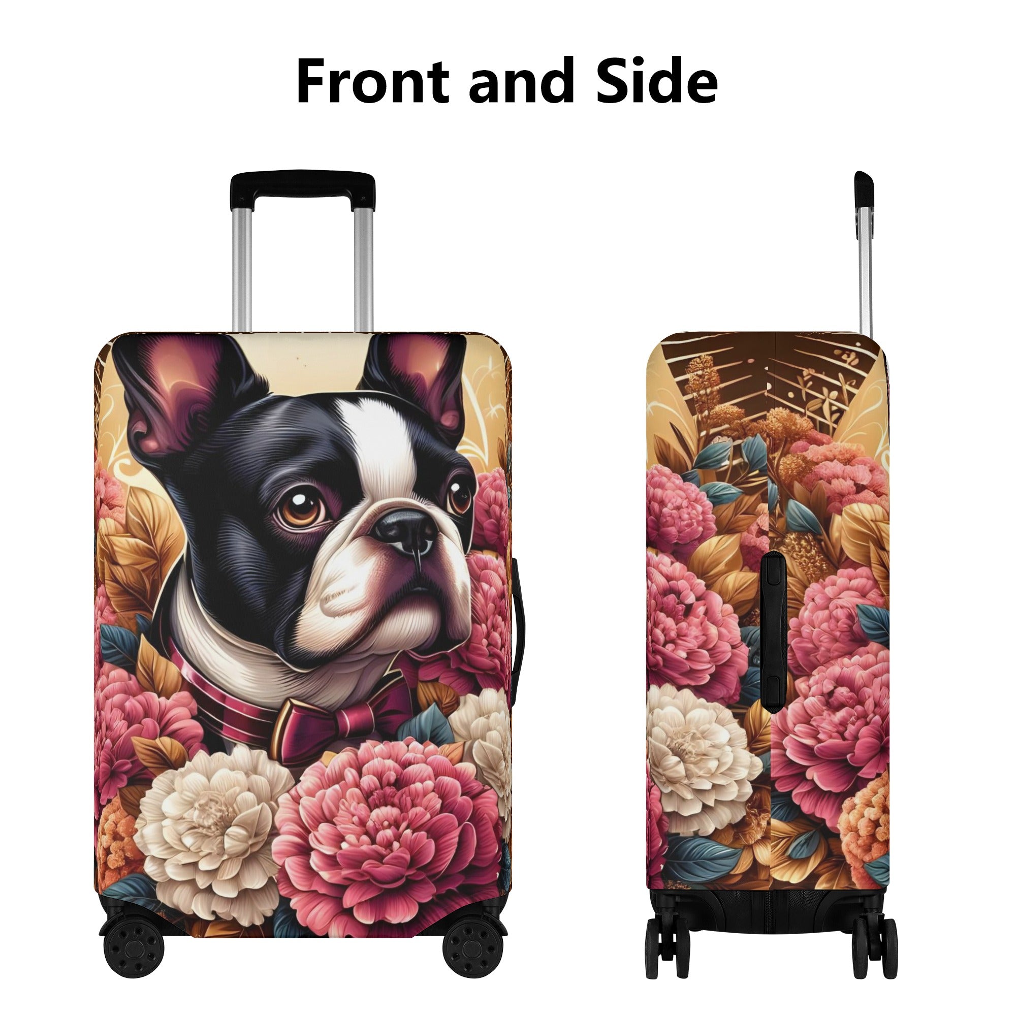 Winnie - Luggage Cover for Boston Terrier Lovers for Pet Parents-fadou