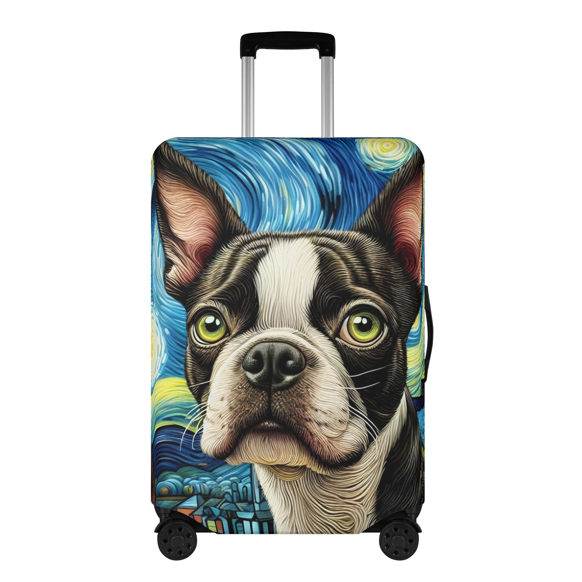 Joey - Luggage Cover for Boston Terrier Lovers for Frenchie Fans-fadou