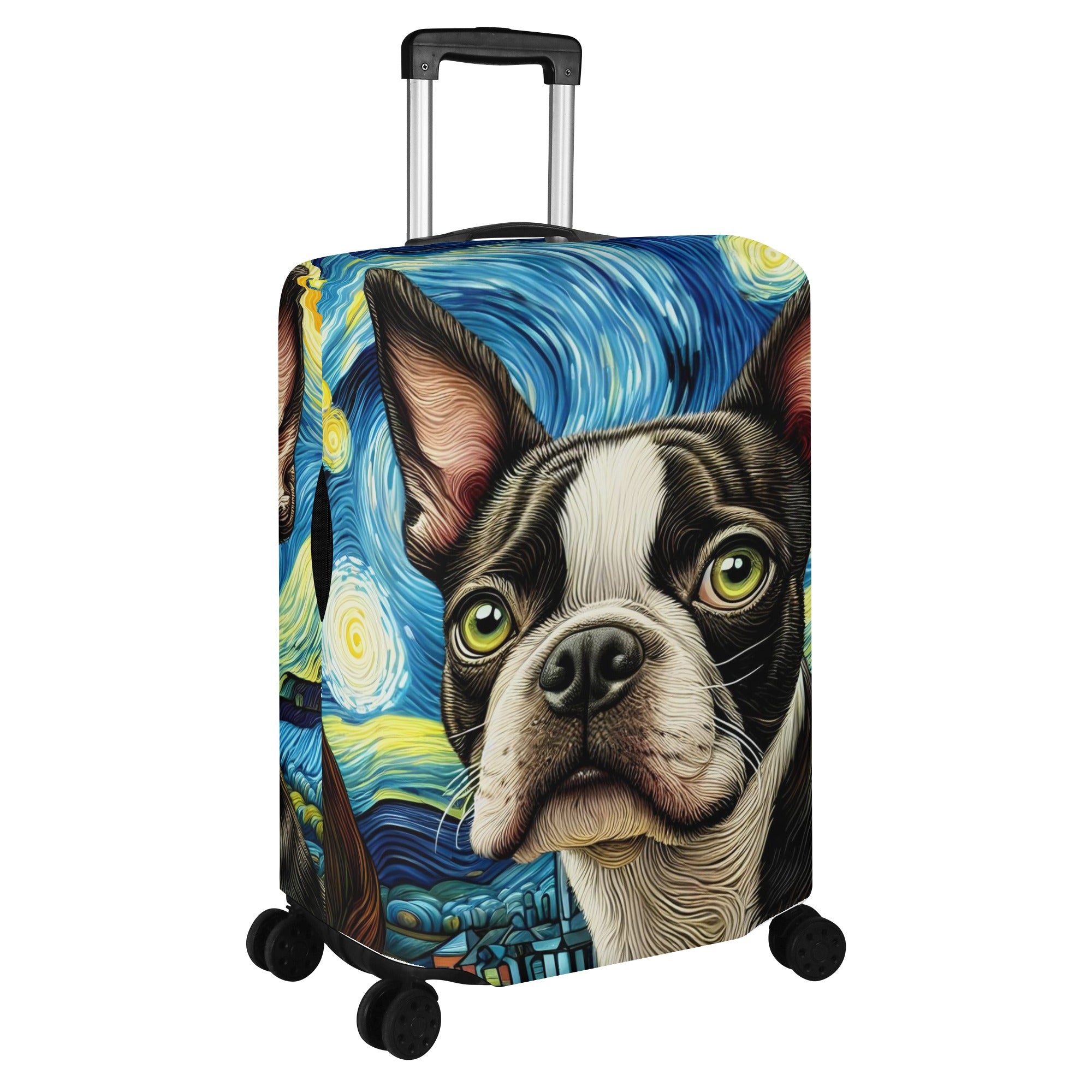 Joey - Luggage Cover for Boston Terrier Lovers for Frenchie Fans-fadou