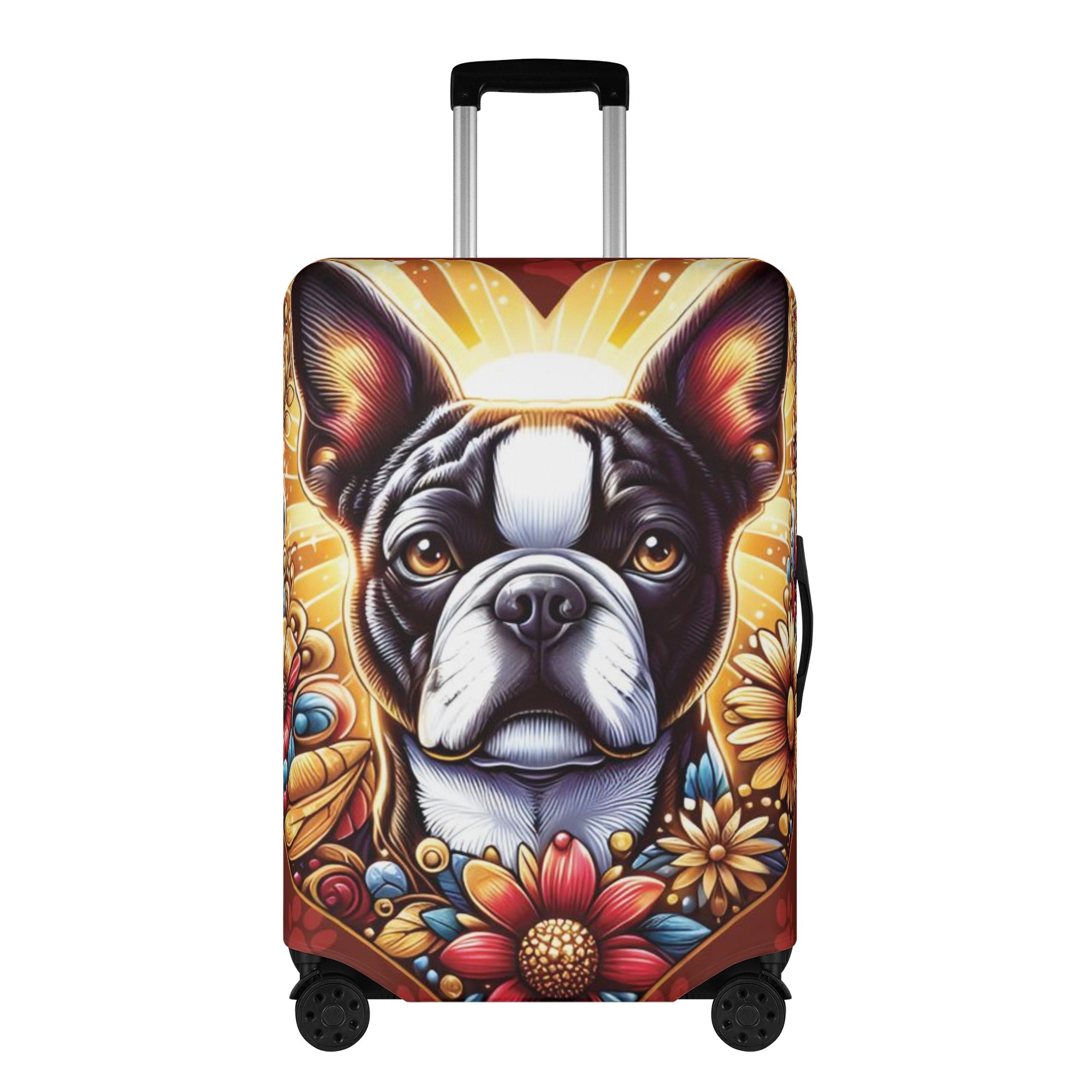 Reggie - Luggage Cover for Boston Terrier Lovers for Pet Parents-fadou