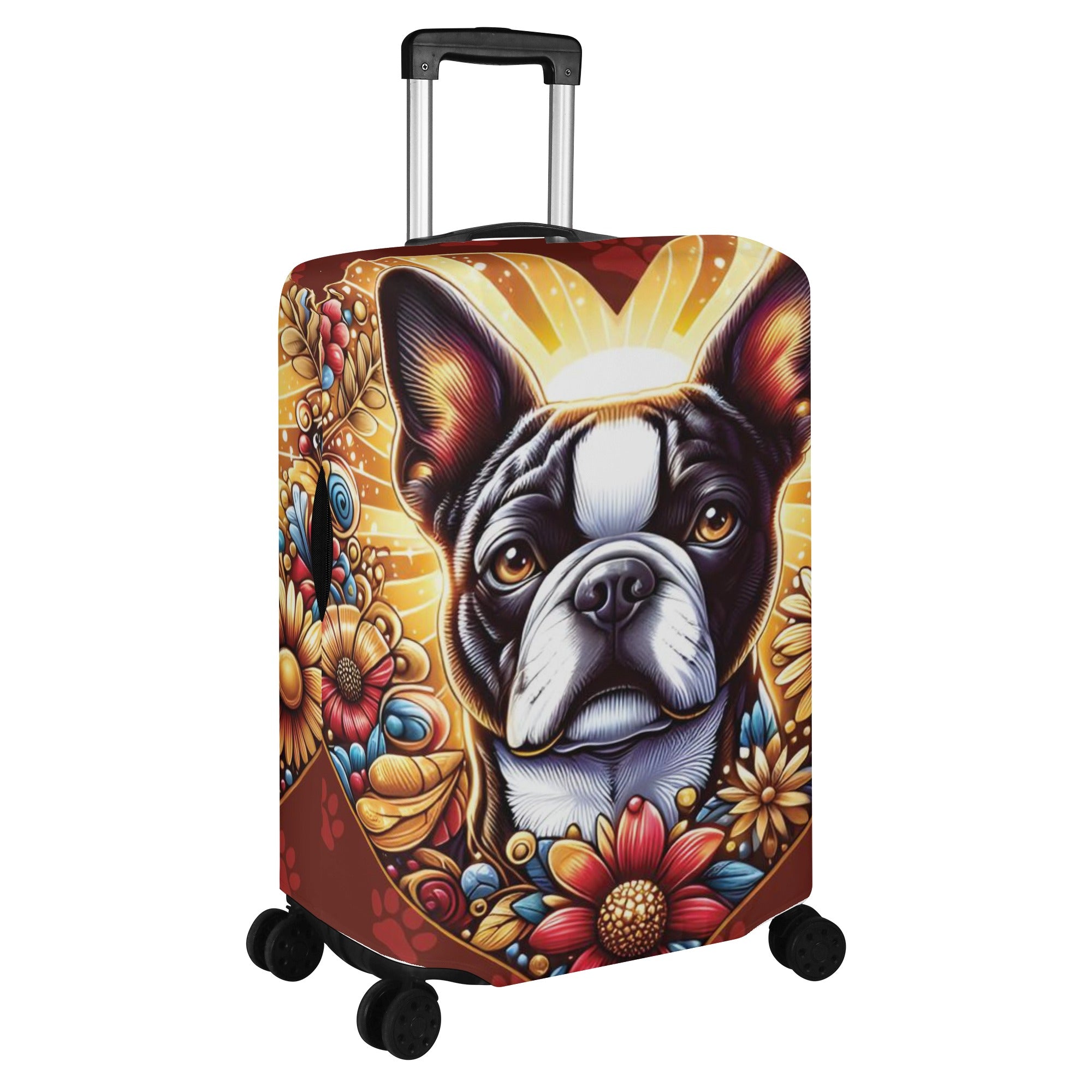 Reggie - Luggage Cover for Boston Terrier Lovers for Pet Parents-fadou