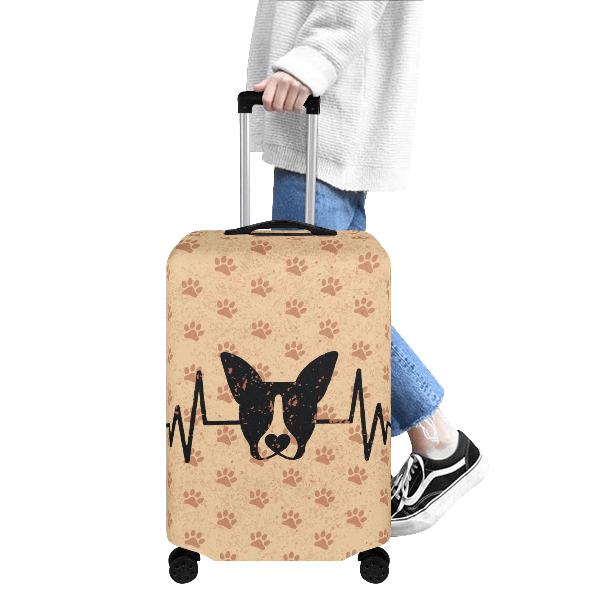 Bentley - Luggage Cover for Boston Terrier Lovers for Pet Parents-fadou