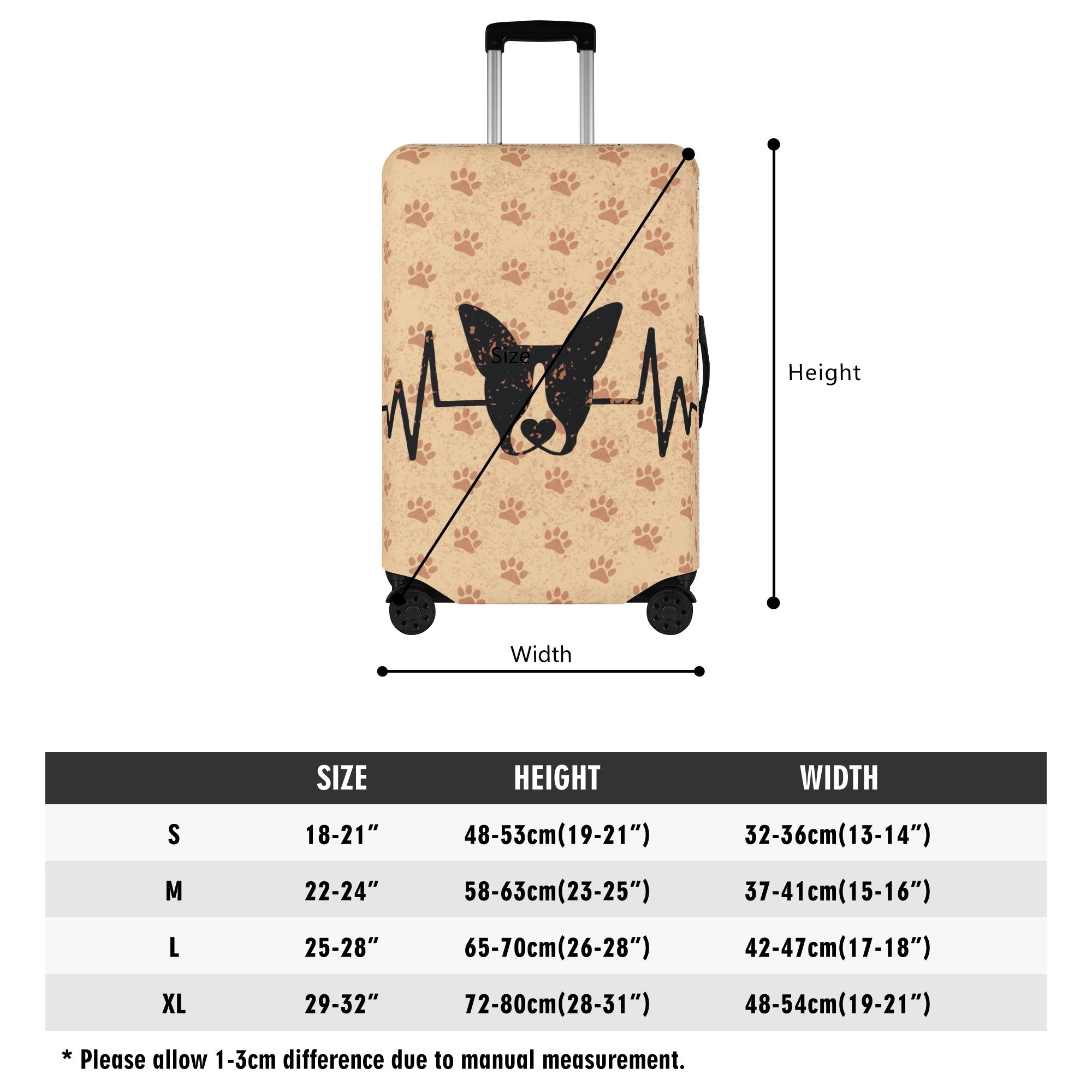 Bentley - Luggage Cover for Boston Terrier Lovers for Pet Parents-fadou