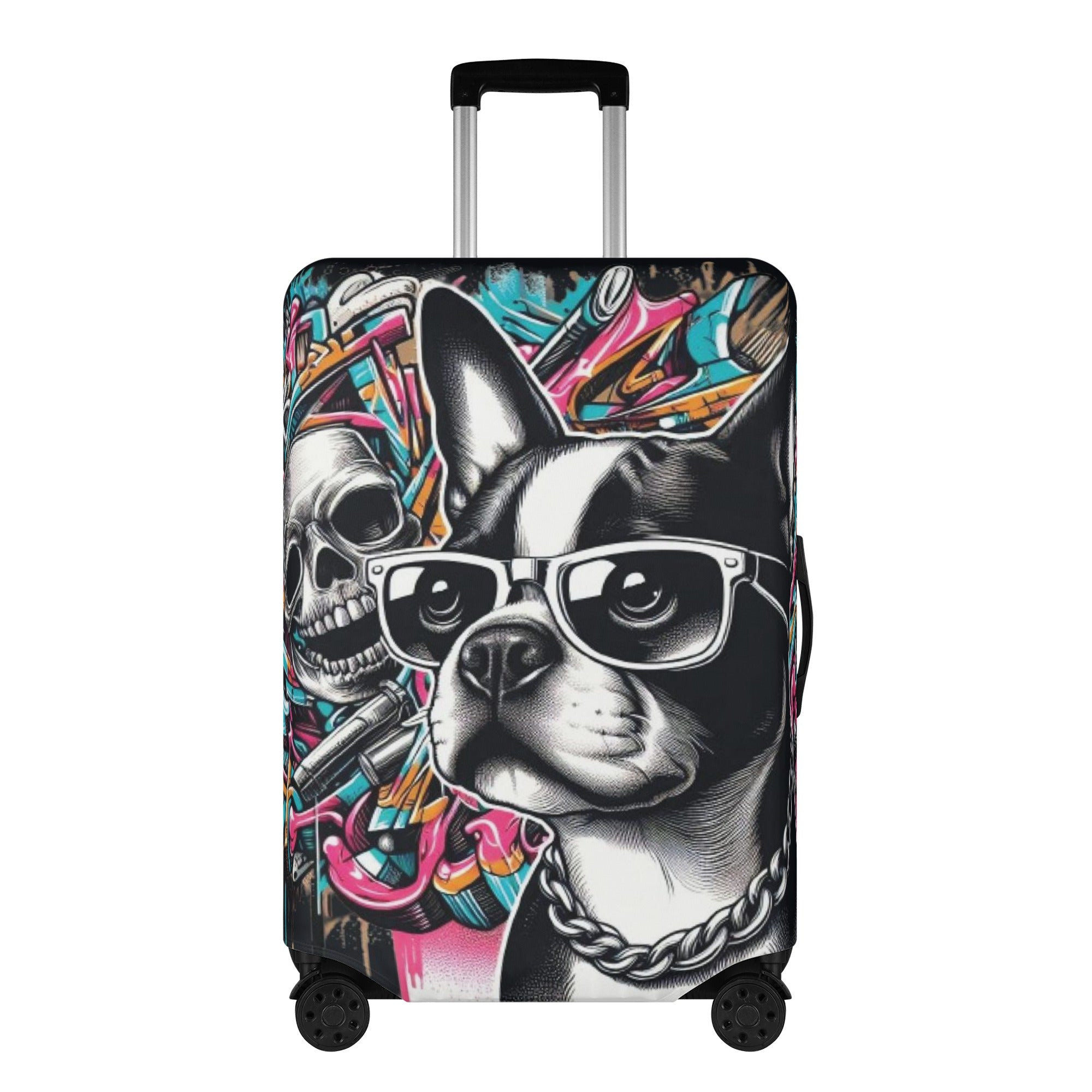 Molly - Luggage Cover for Boston Terrier Lovers for Frenchie Enthusiasts-fadou