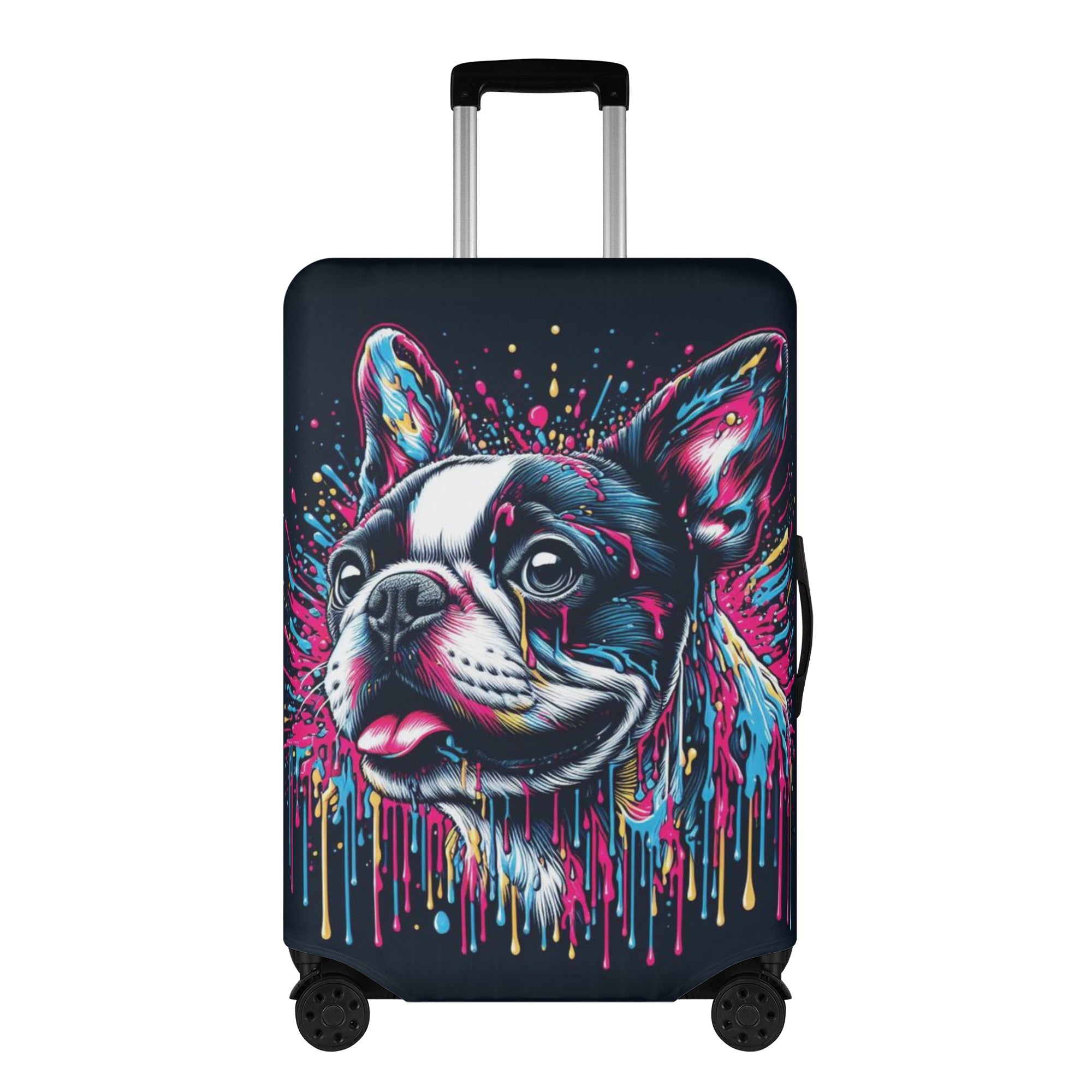 Sam - Luggage Cover for Boston Terrier Lovers for Dog Park Days-fadou
