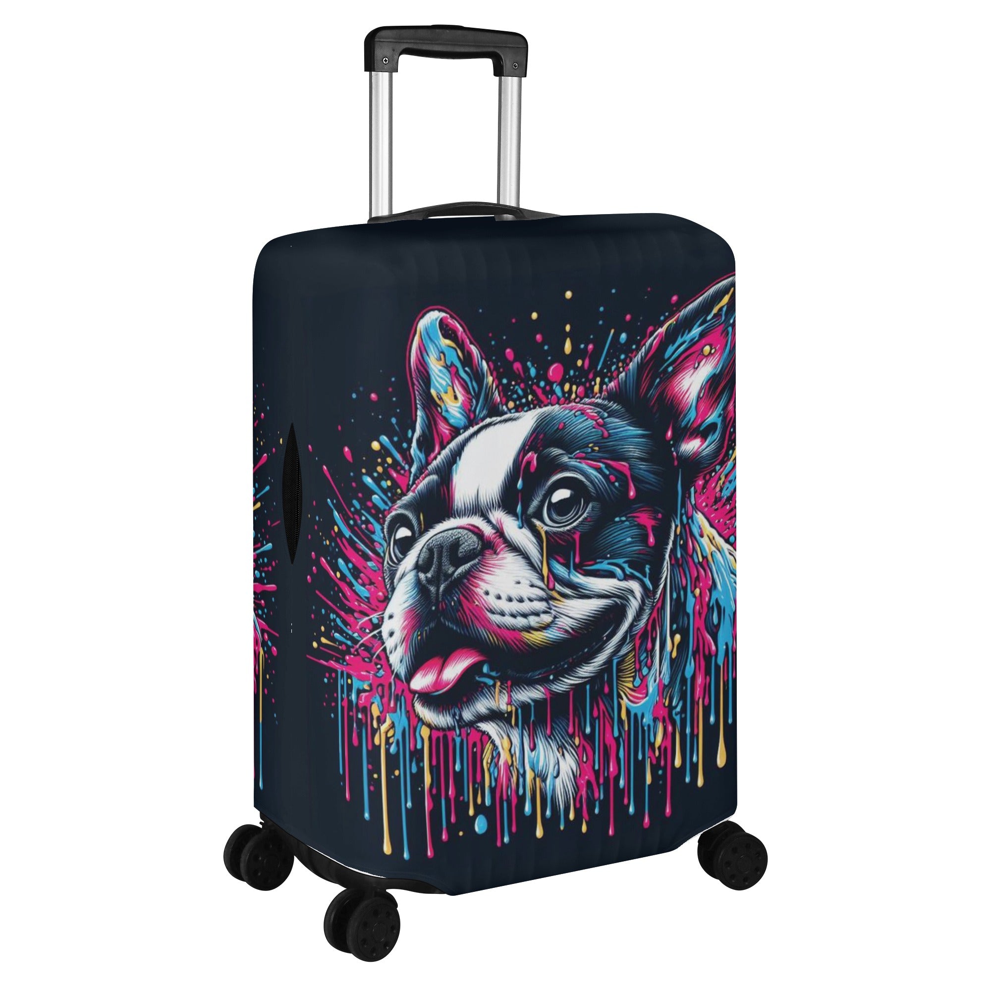 Sam - Luggage Cover for Boston Terrier Lovers for Dog Park Days-fadou