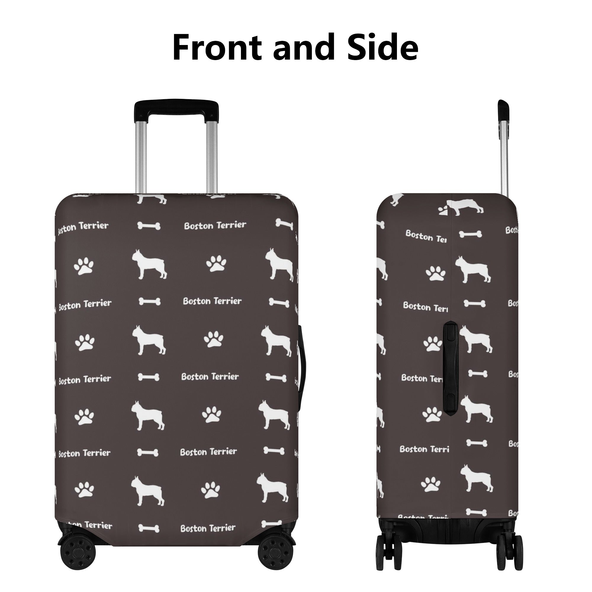 Rosie - Luggage Cover for Boston Terrier Lovers for Bulldog Owners-fadou